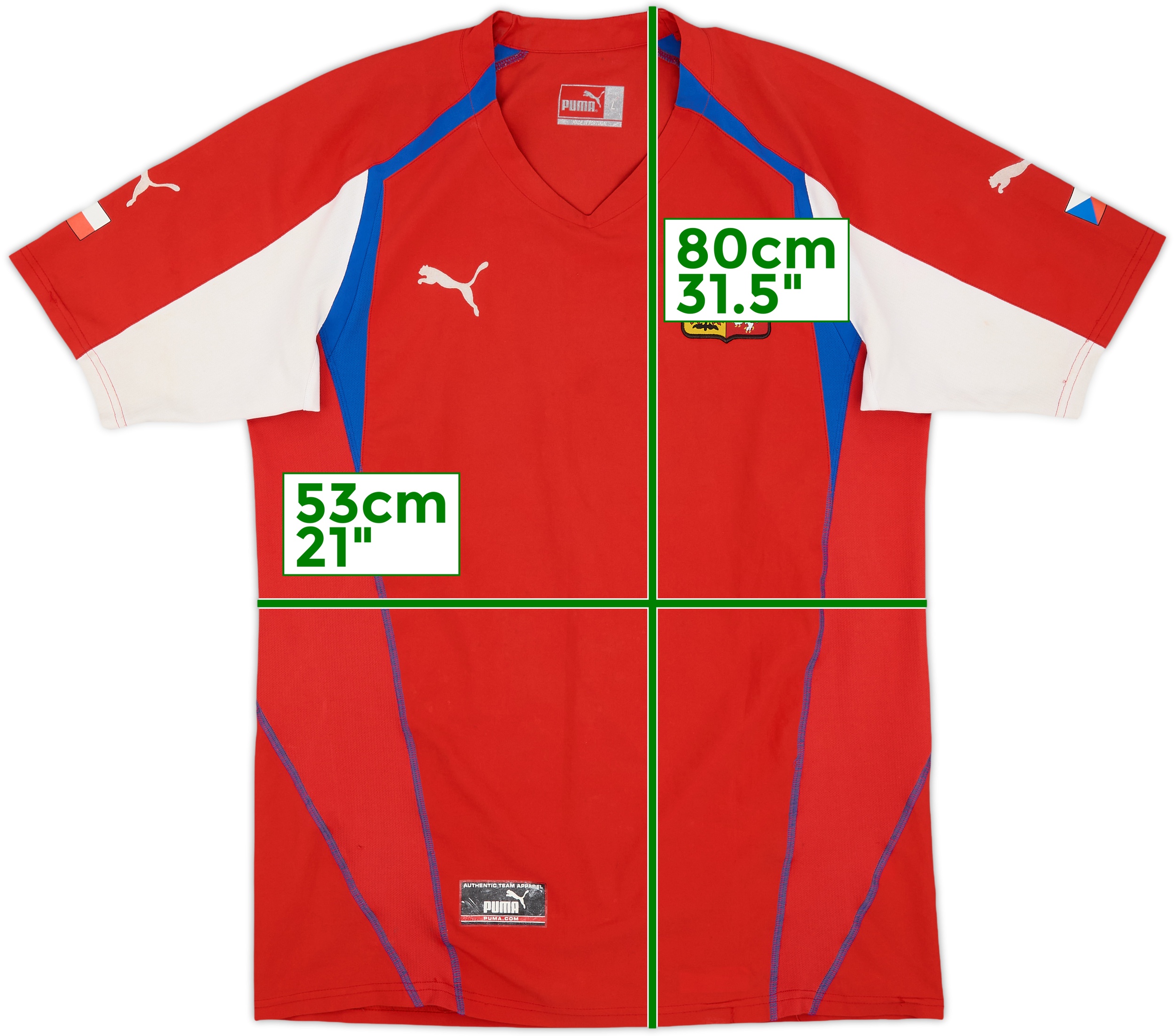 2004-05 Czech Republic Home Shirt - 6/10 - (XL)