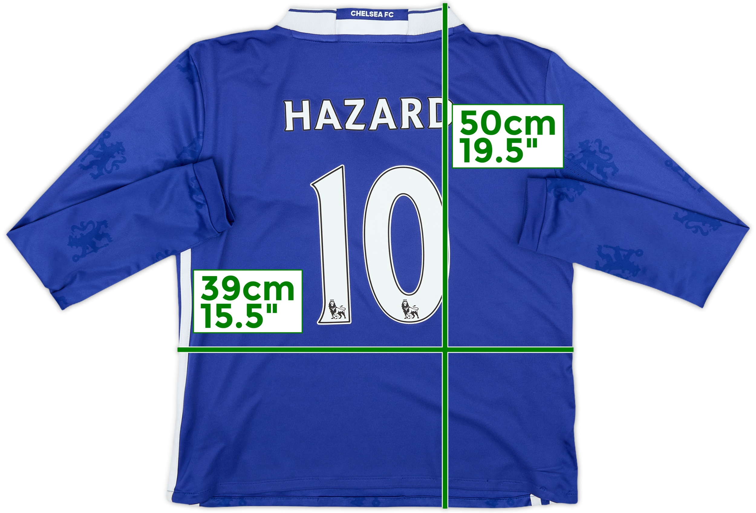 ウェア Hazard15-16Chelsea PremierLeague uniform Eden Hazard #10 Chelsea 15/16 Home Jersey JP L(US M) adidas