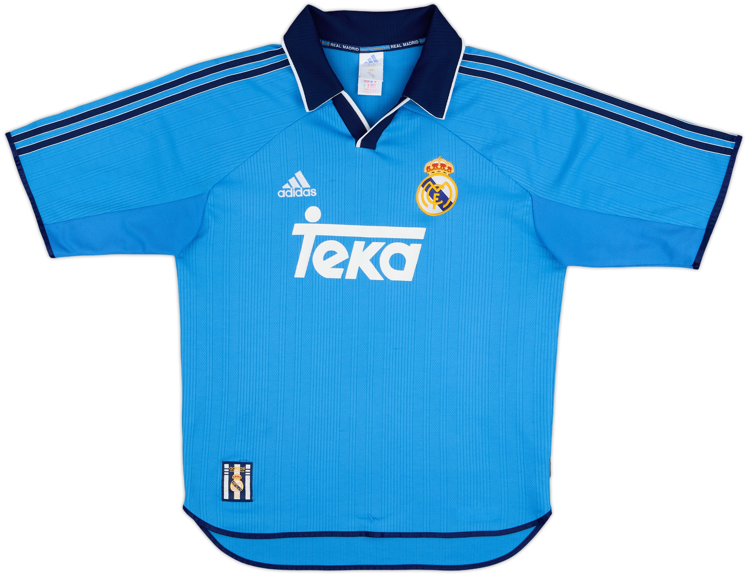 1999-00 Real Madrid Third Shirt Raul #7 - 9/10 - (XL)