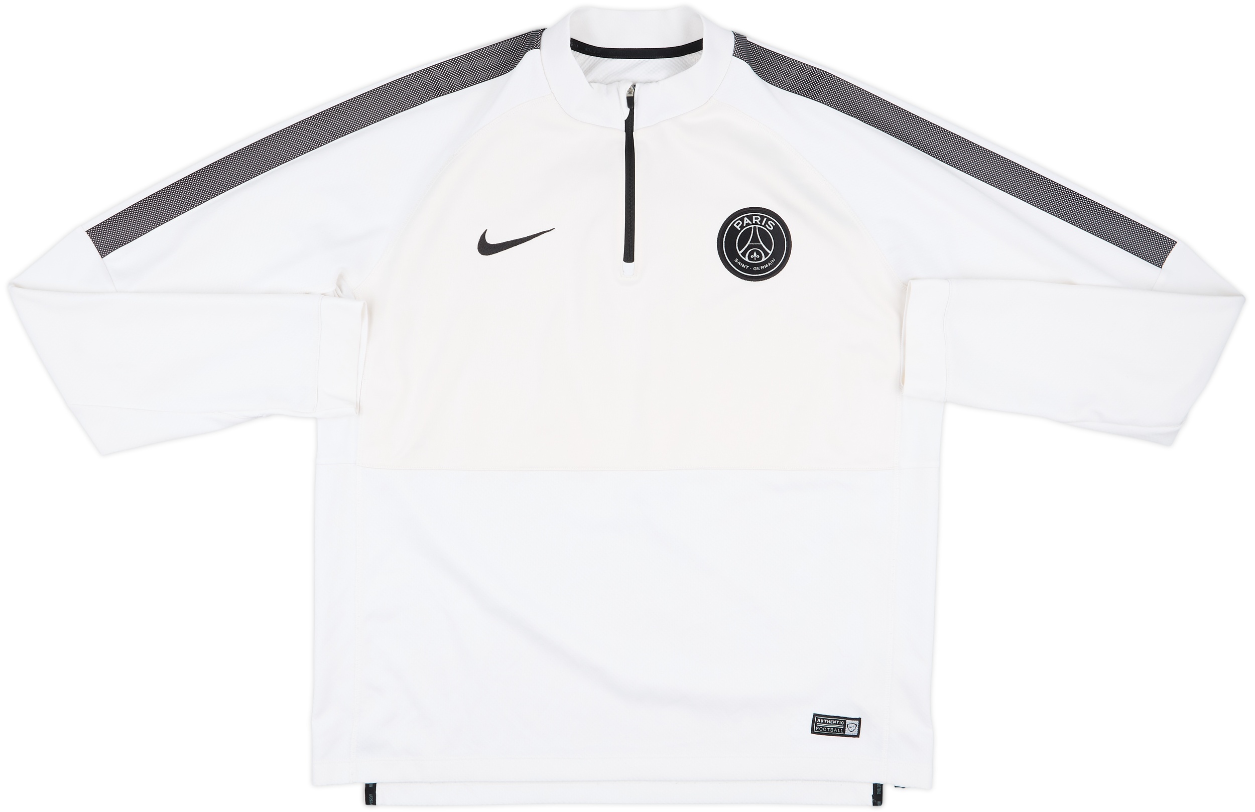 2014-15 Paris Saint-Germain Nike 1/4 Zip Sweat Top - 7/10 - (XL)