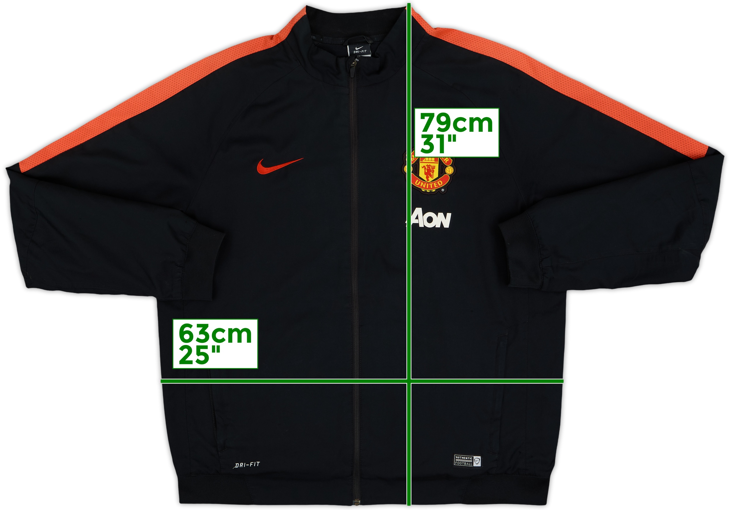 ウェア 2014-15 Manchester United  2014-15 Manchester United Nike Track Jacket - 8/10 - (L.Boys)