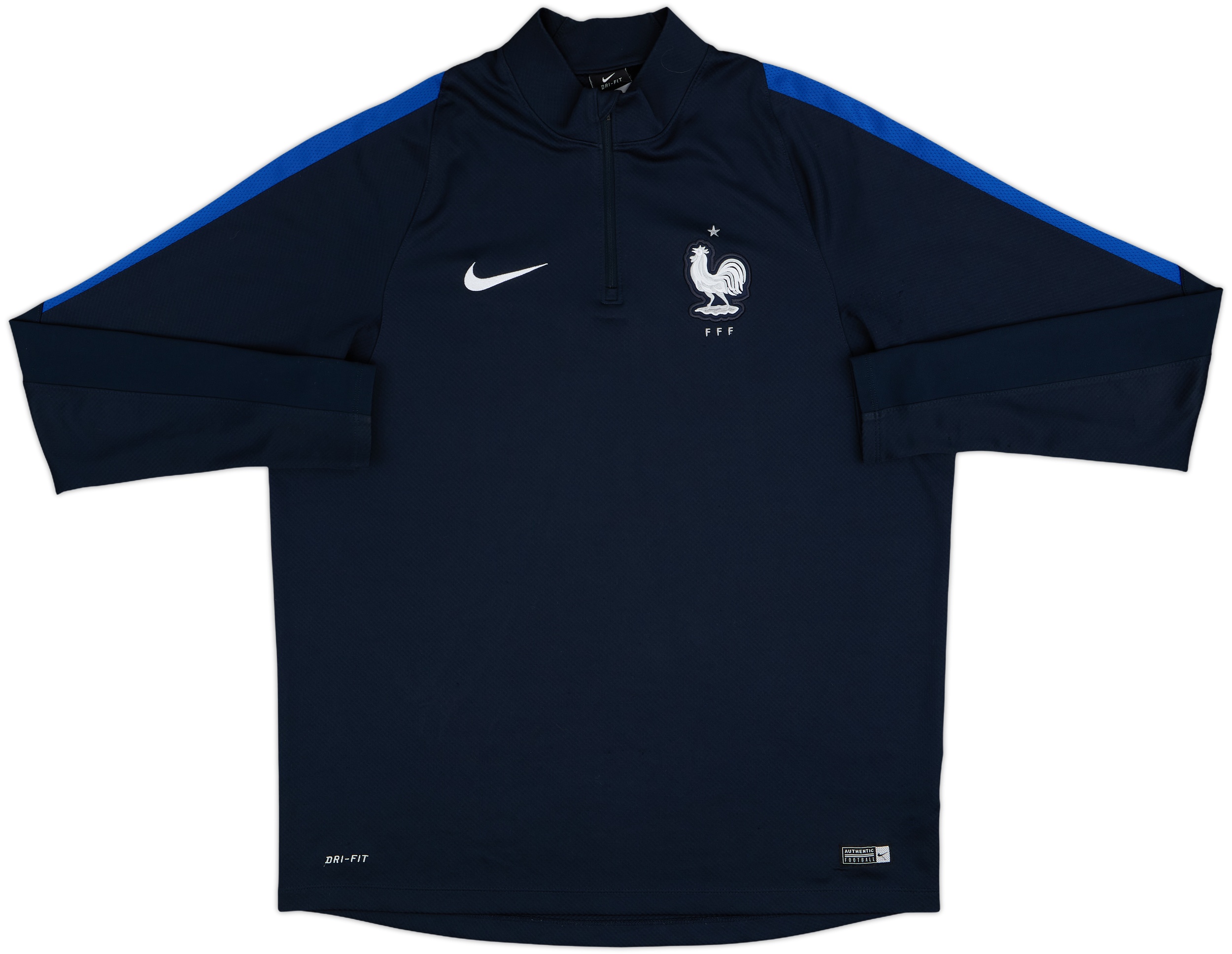 2016-17 France Nike 1/4 Zip Sweat Top 9/10 (XL)