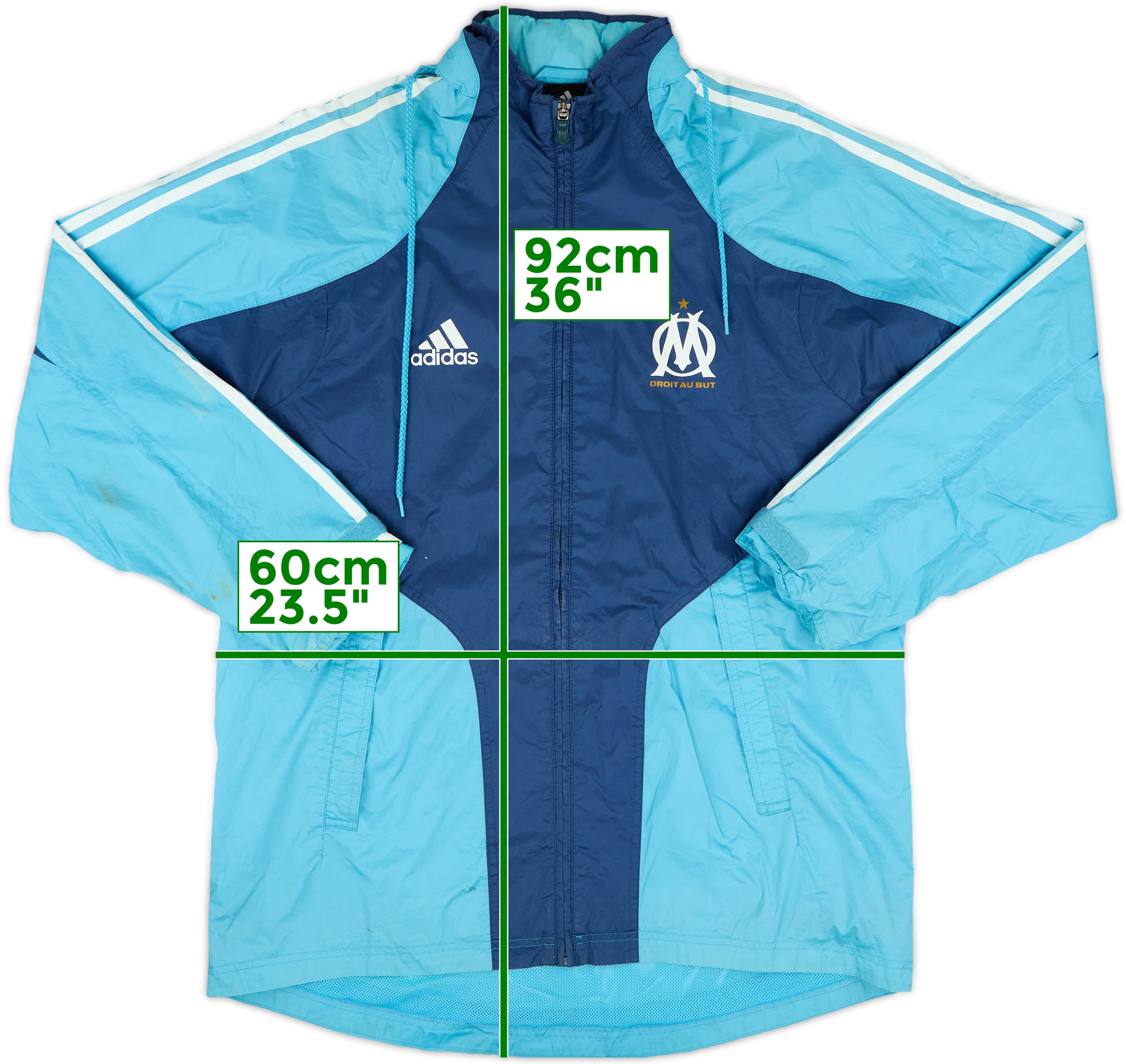 ウェア 00s adidas \"Olympique Marseille\" 2006-07 Olympique Marseille adidas Track Jacket - 9/10 - (M)