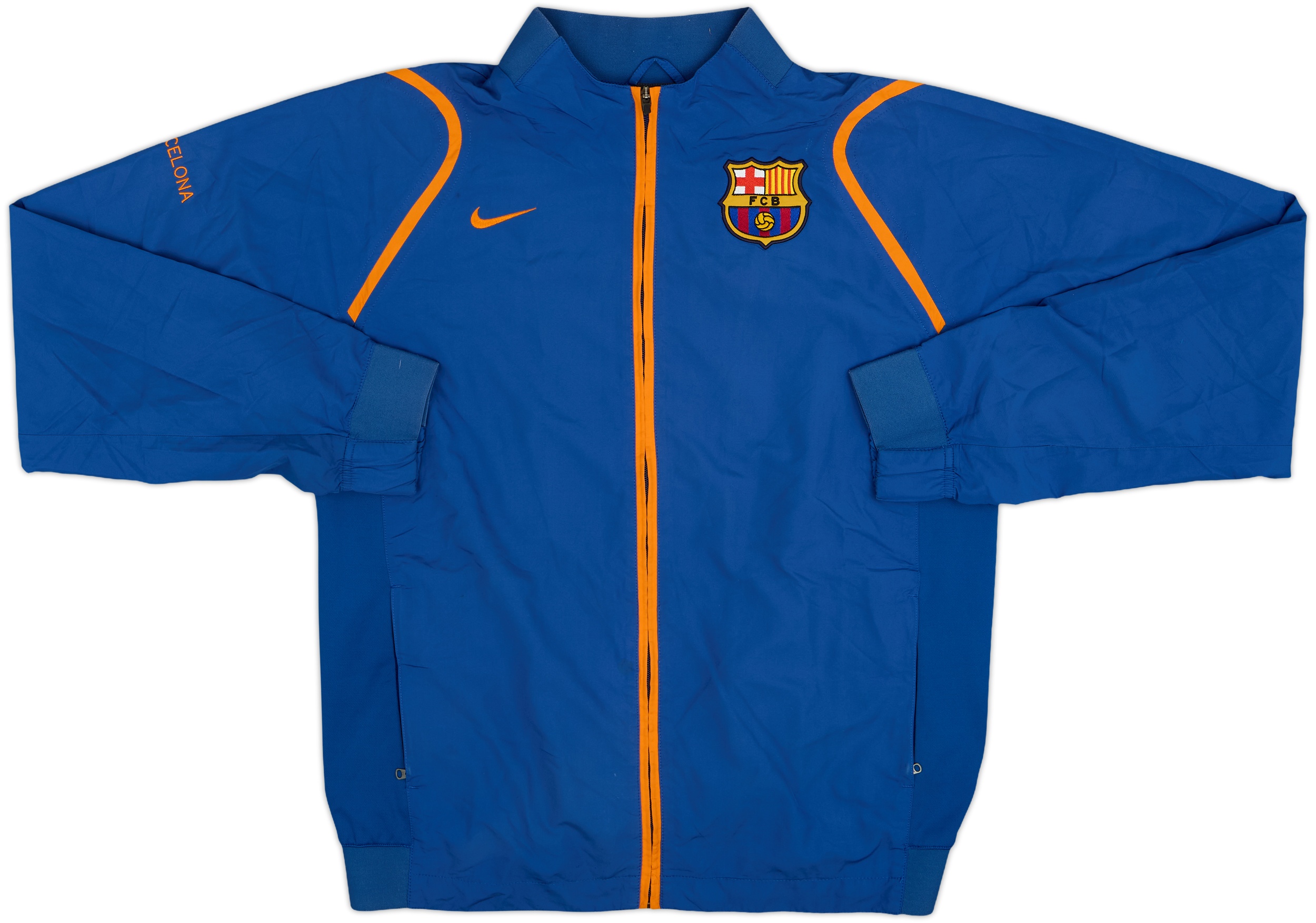 【激レア】FC Barcelona Nike ウェアMサイズ2006/2007 MEN'S NIKE FC BARCELONA 2006/2007 TRACK JACKET TRAINING