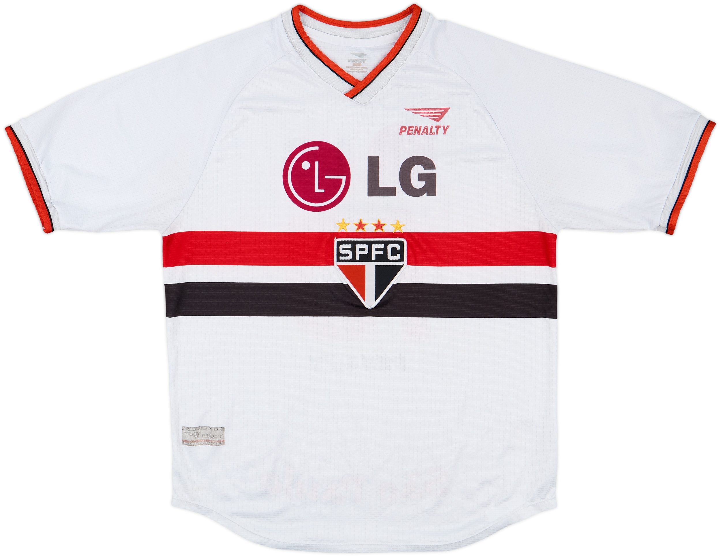 São Paulo FC Penalty シャツ 10 SAO PAULO FC 10 Camisa 1991 L Vintage Jersey Shirt Home