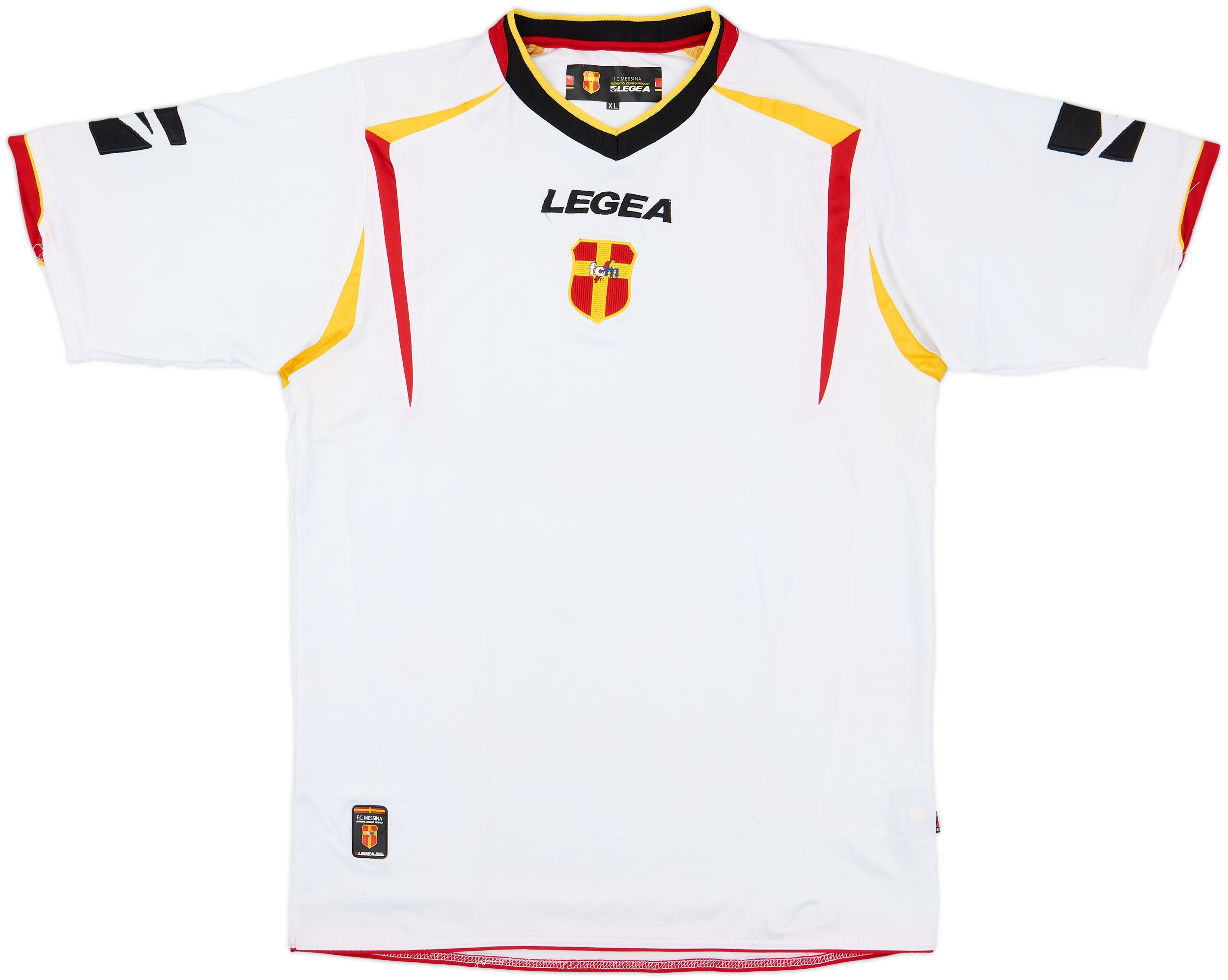 A.C.R Messina Legea Football Football Shirt - XL White Polyester
