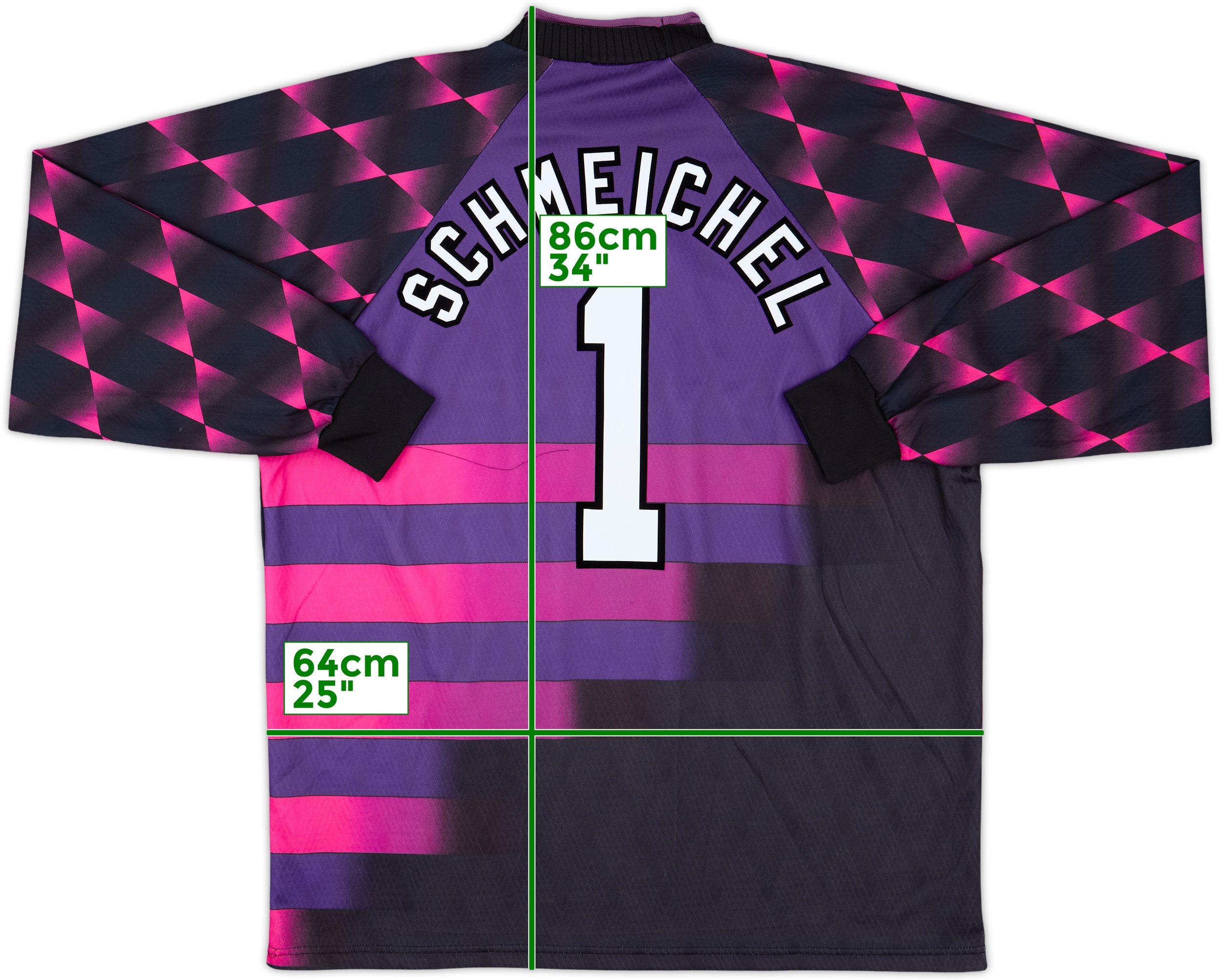 1996-97 Manchester United GK Shirt Schmeichel #1 - 10/10 - (XXL)
