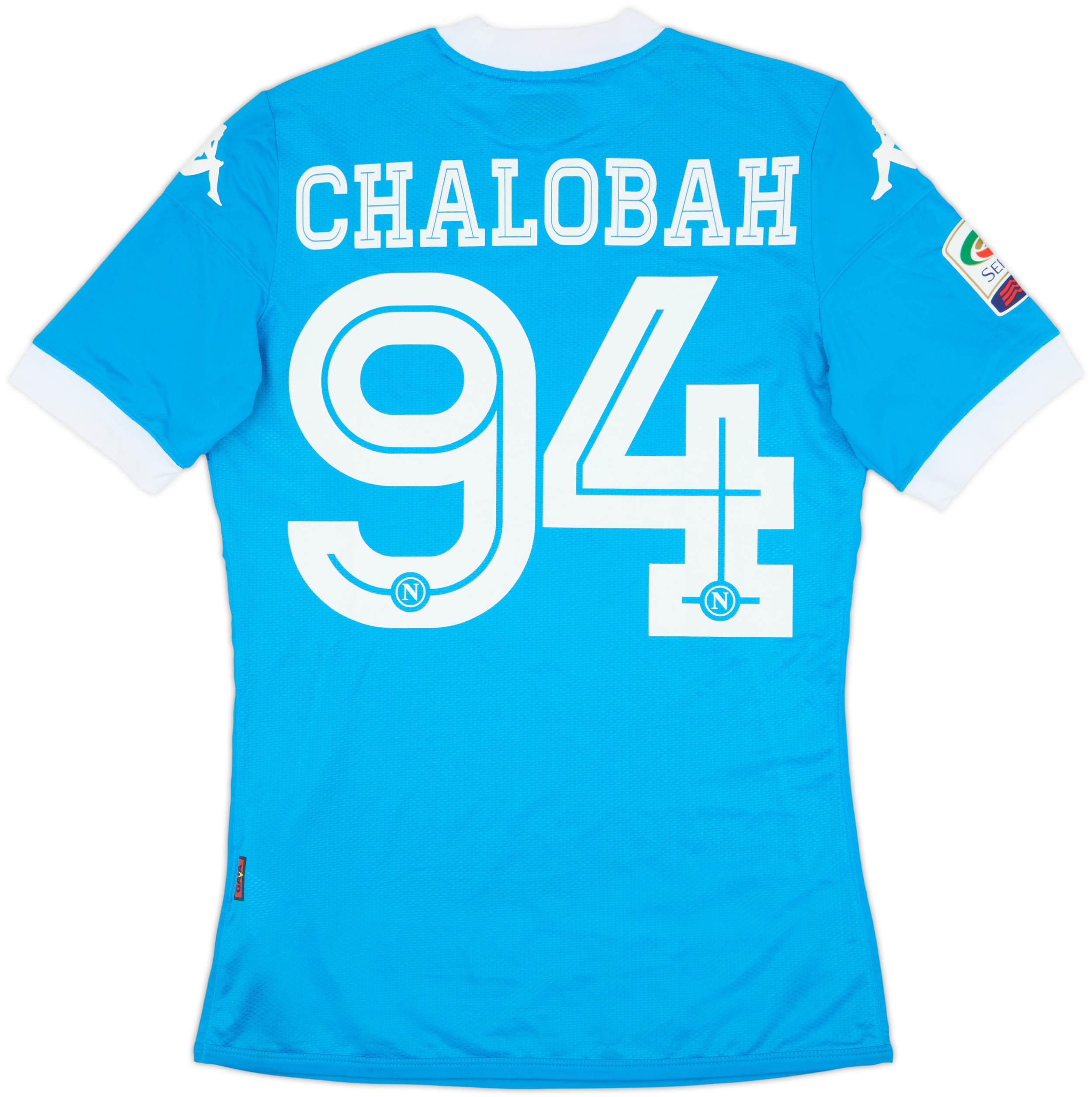 2015-16 Napoli Match Issue Home Shirt Chalobah #94