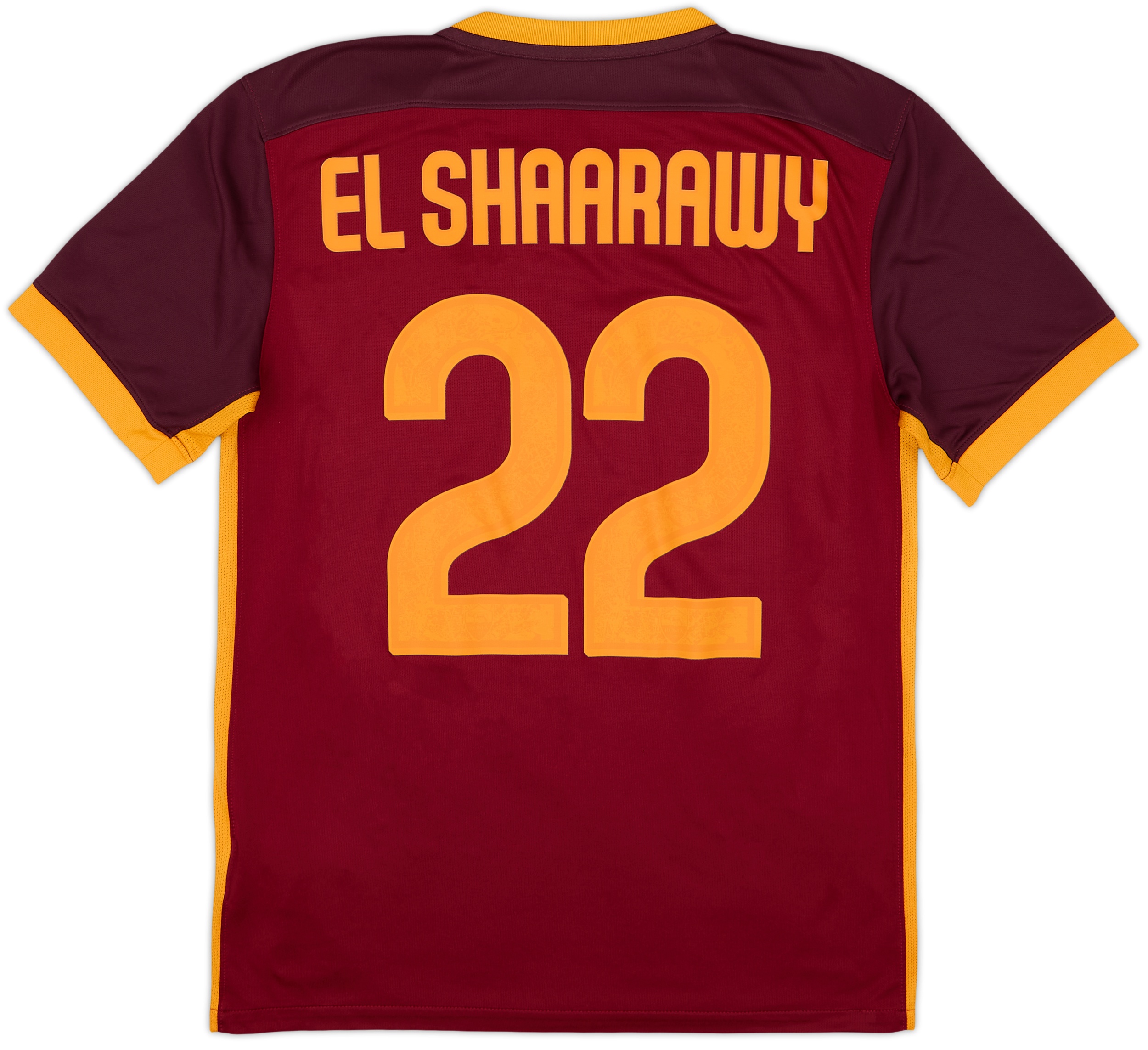 2015-16 Roma Home Shirt El Shaarawy #22 - 9/10 - (M)