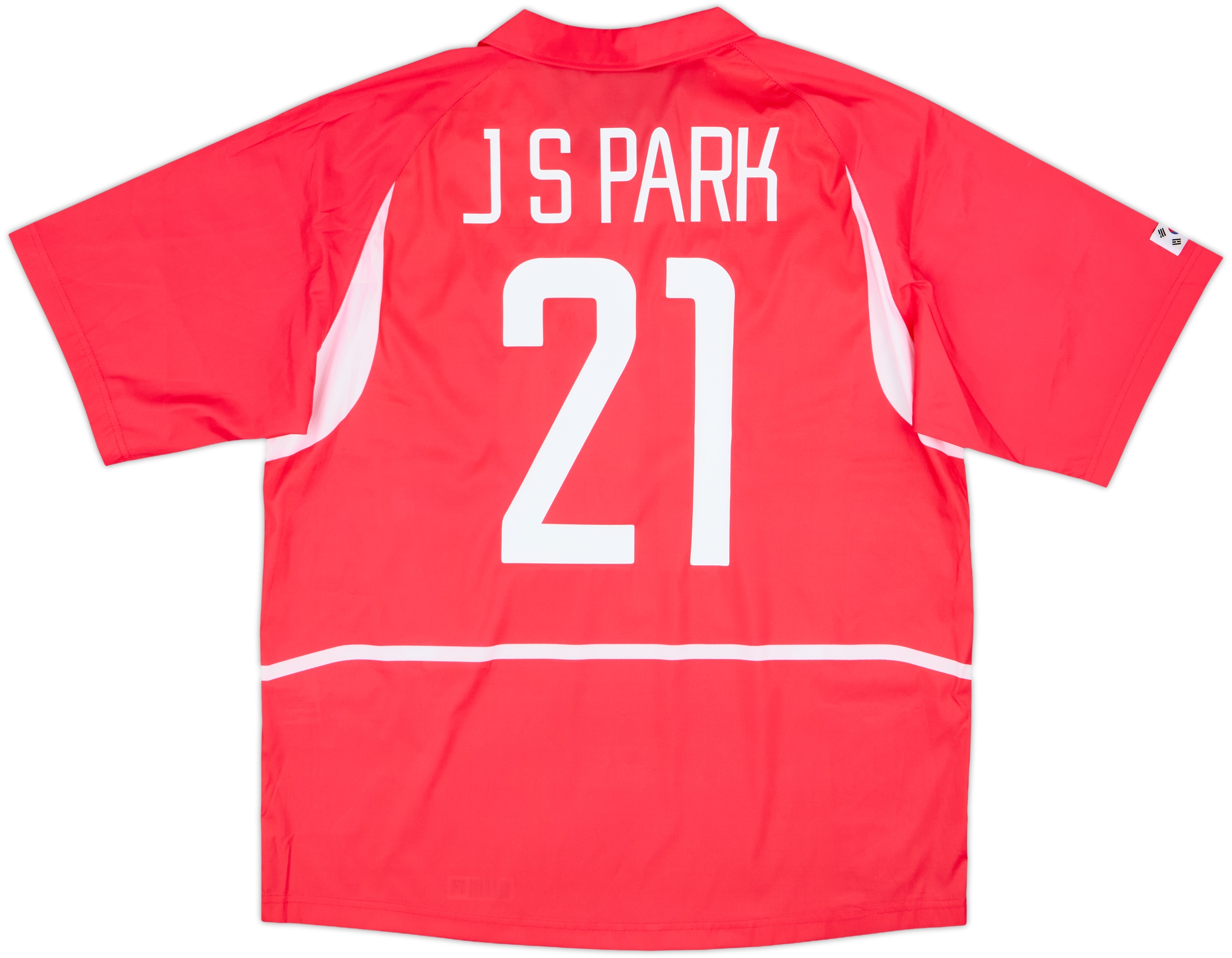 2002-03 South Korea Home Shirt J.S.Park #21 (XL)