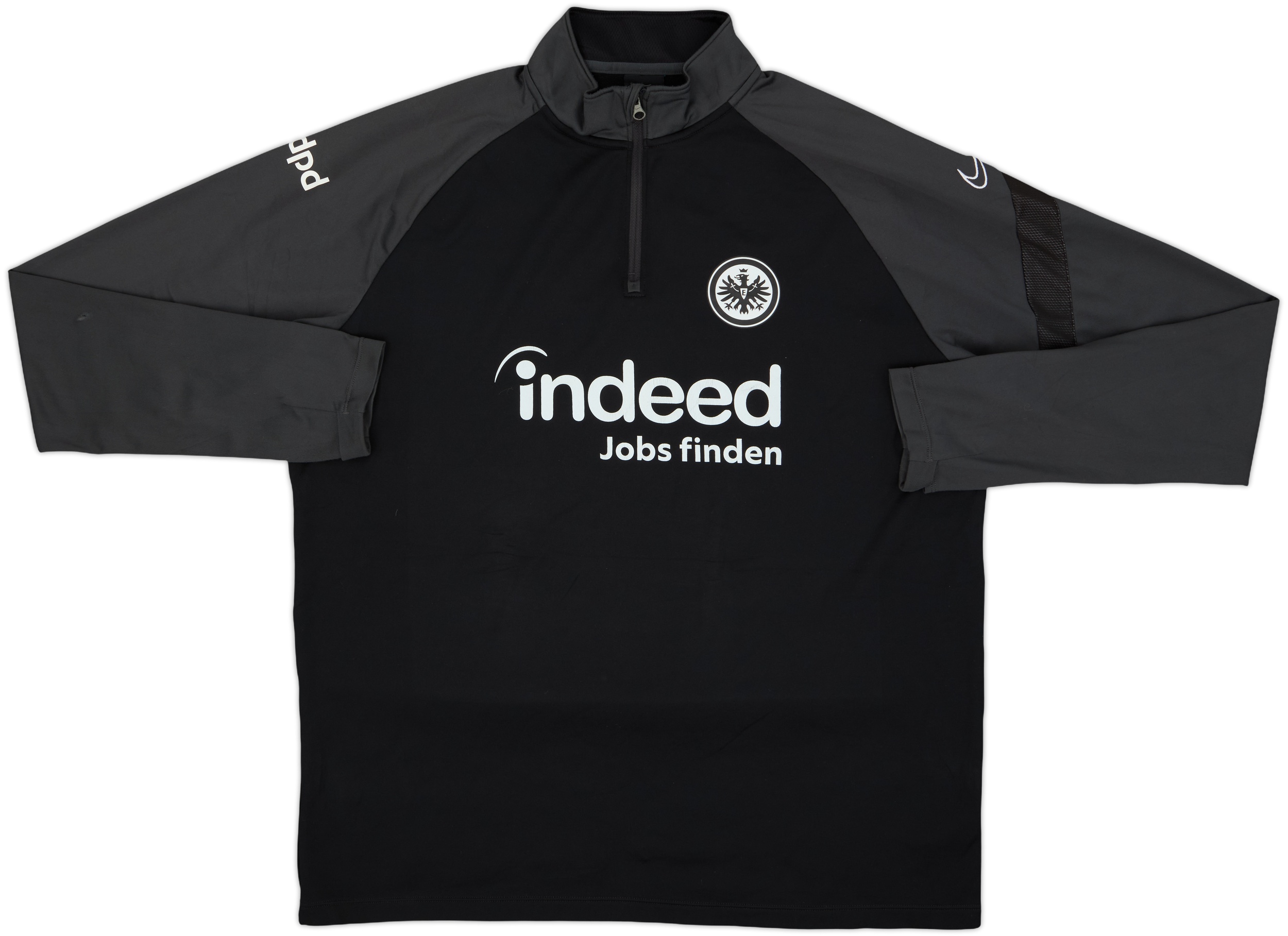 2021-22 Eintracht Frankfurt Nike 1/4 Zip Training Top - 8/10 - (XL)