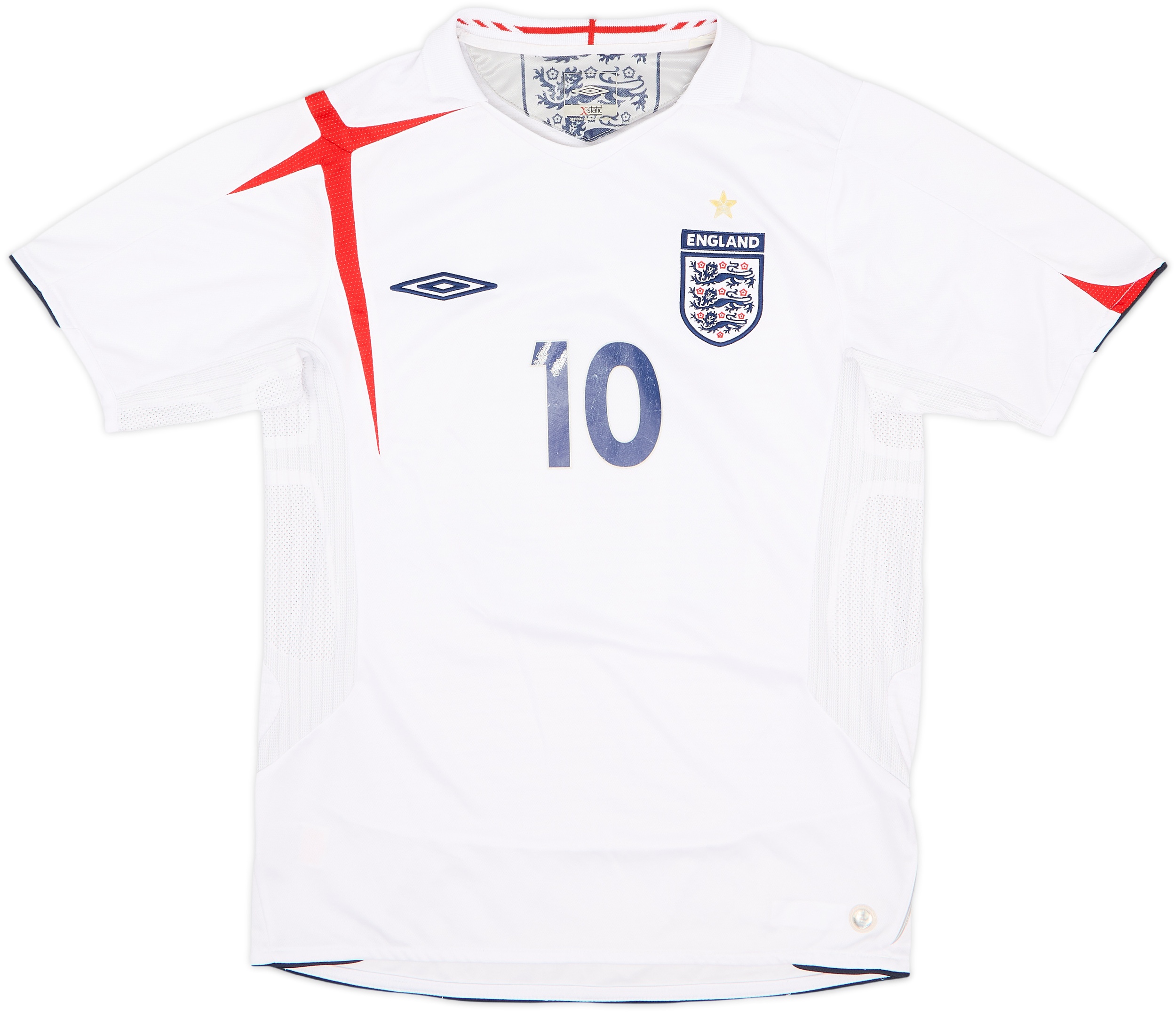 2005-07 England Home Shirt Owen #10 - 5/10 - (S)