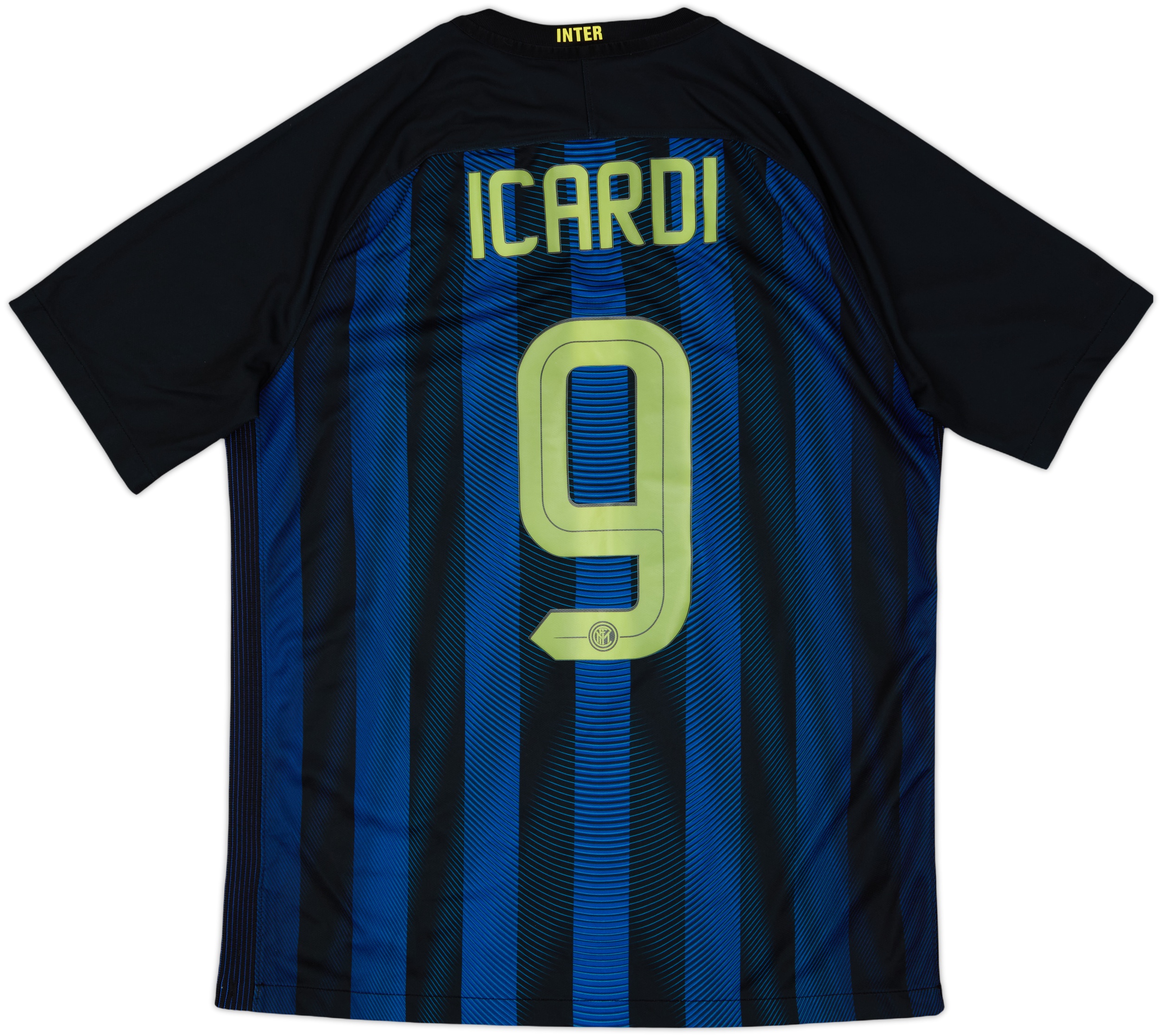 2016-17 Inter Milan Home Shirt Icardi #9 - 8/10 - (M)