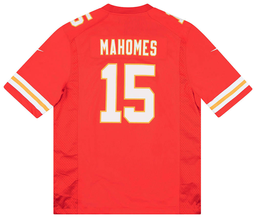 2017 23 Kansas City Chiefs Mahomes 15 Nike Game Home Jersey L