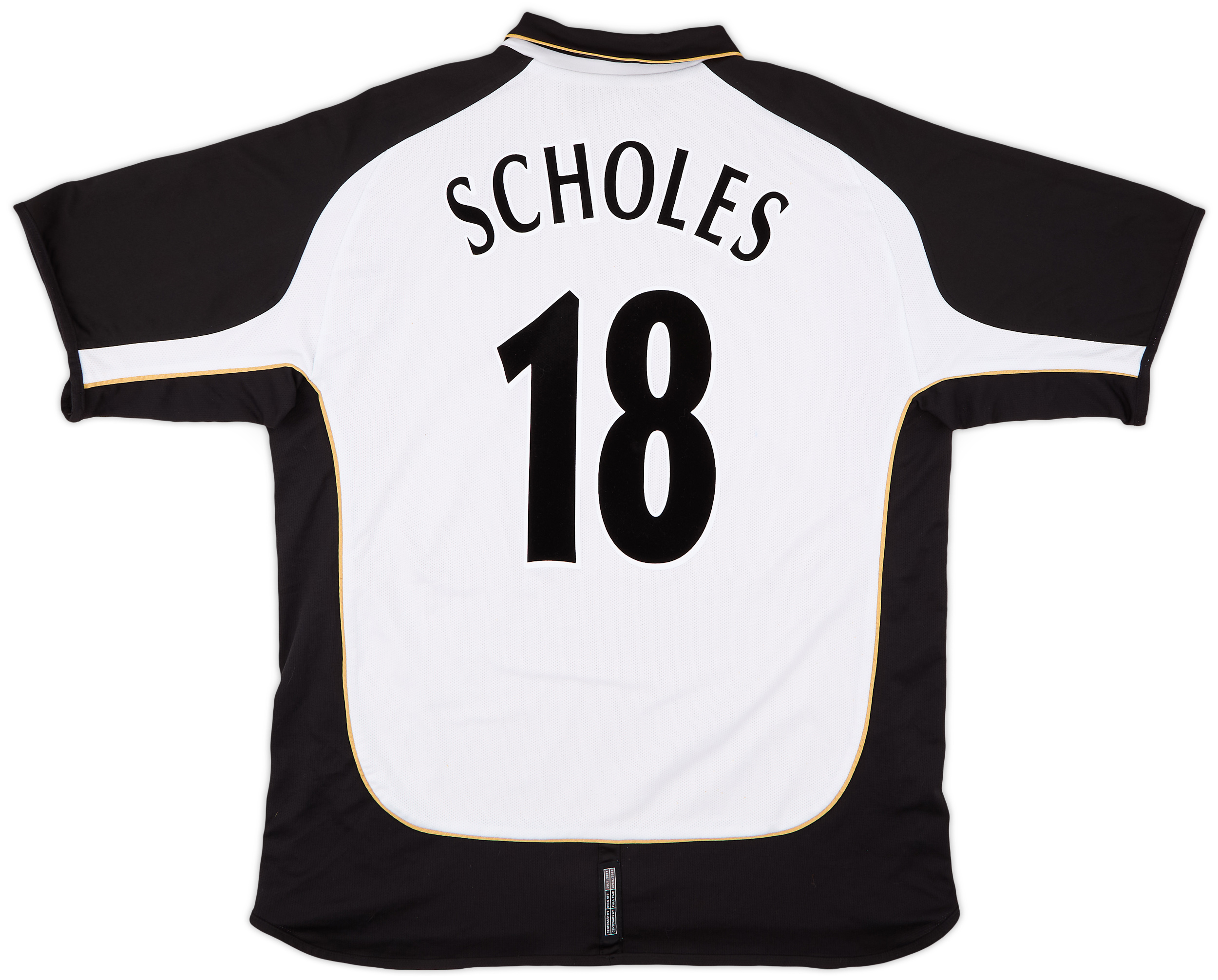 2001-02 Manchester United Centenary Away/Third Shirt Scholes #18 - 7/10 - (XXL)