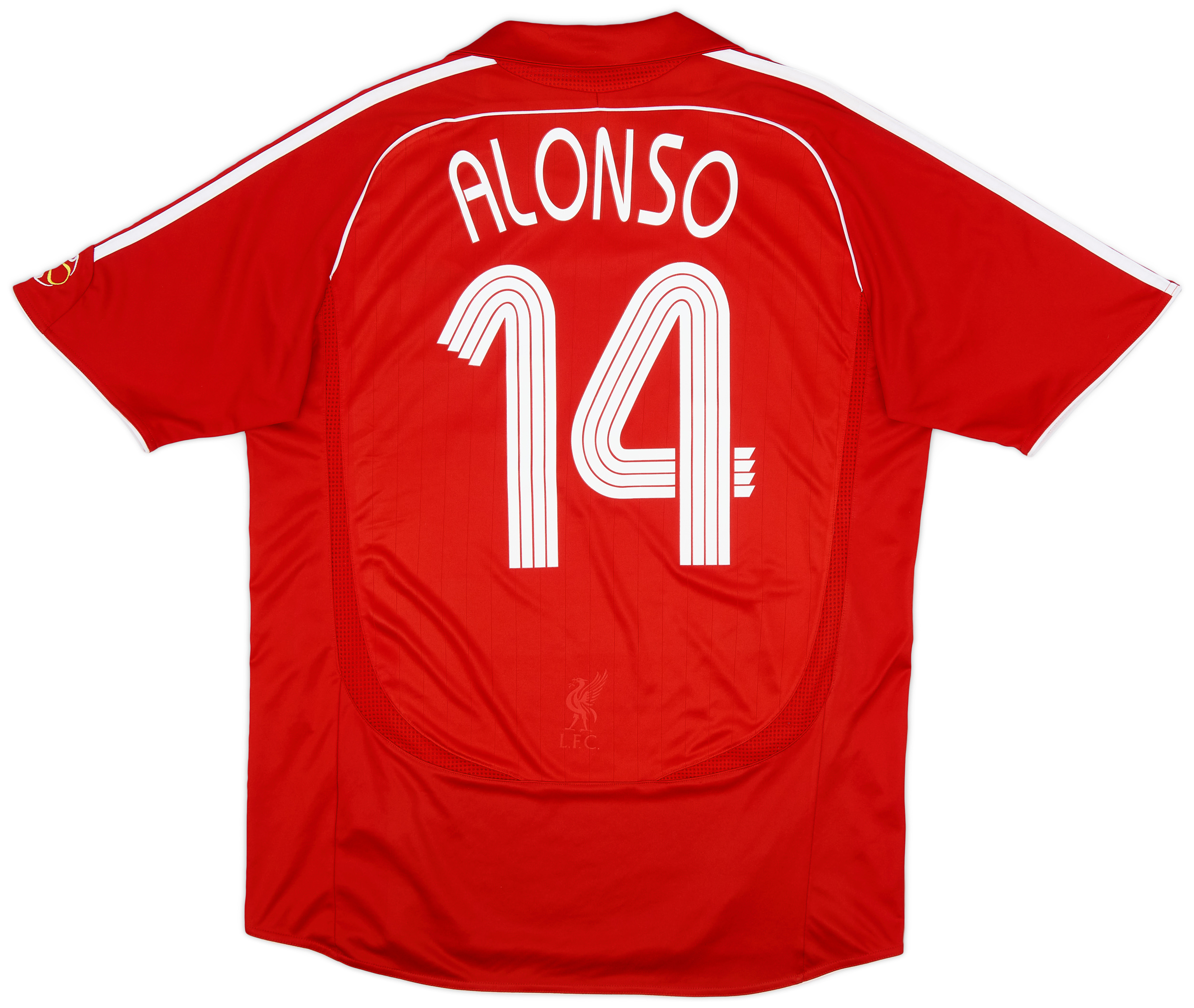 2006-08 Liverpool Home Shirt Alonso #14 - 7/10 - (L)