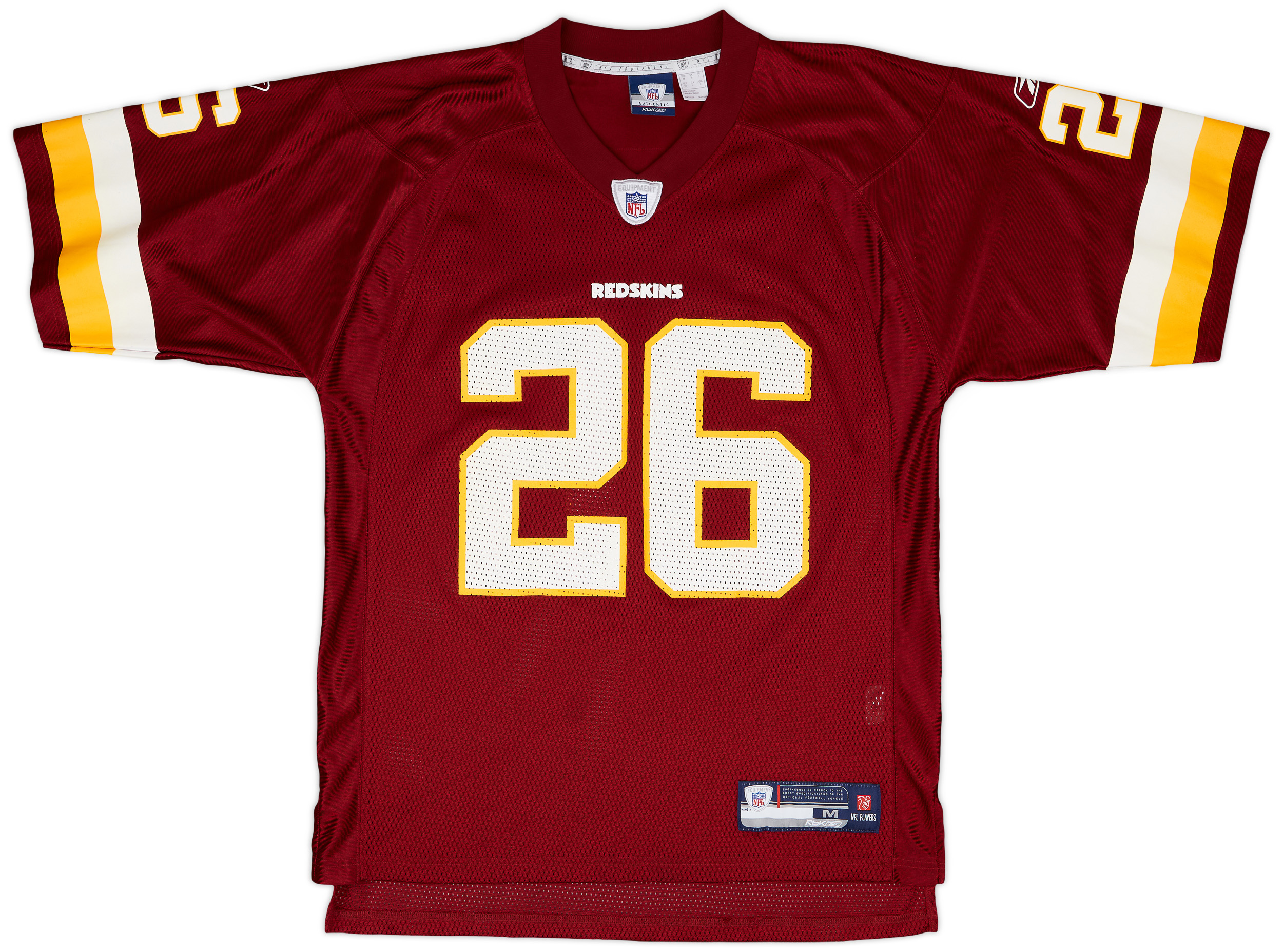 2007 Washington Redskins Portis 26 Reebok On Field Home Jersey 9/10