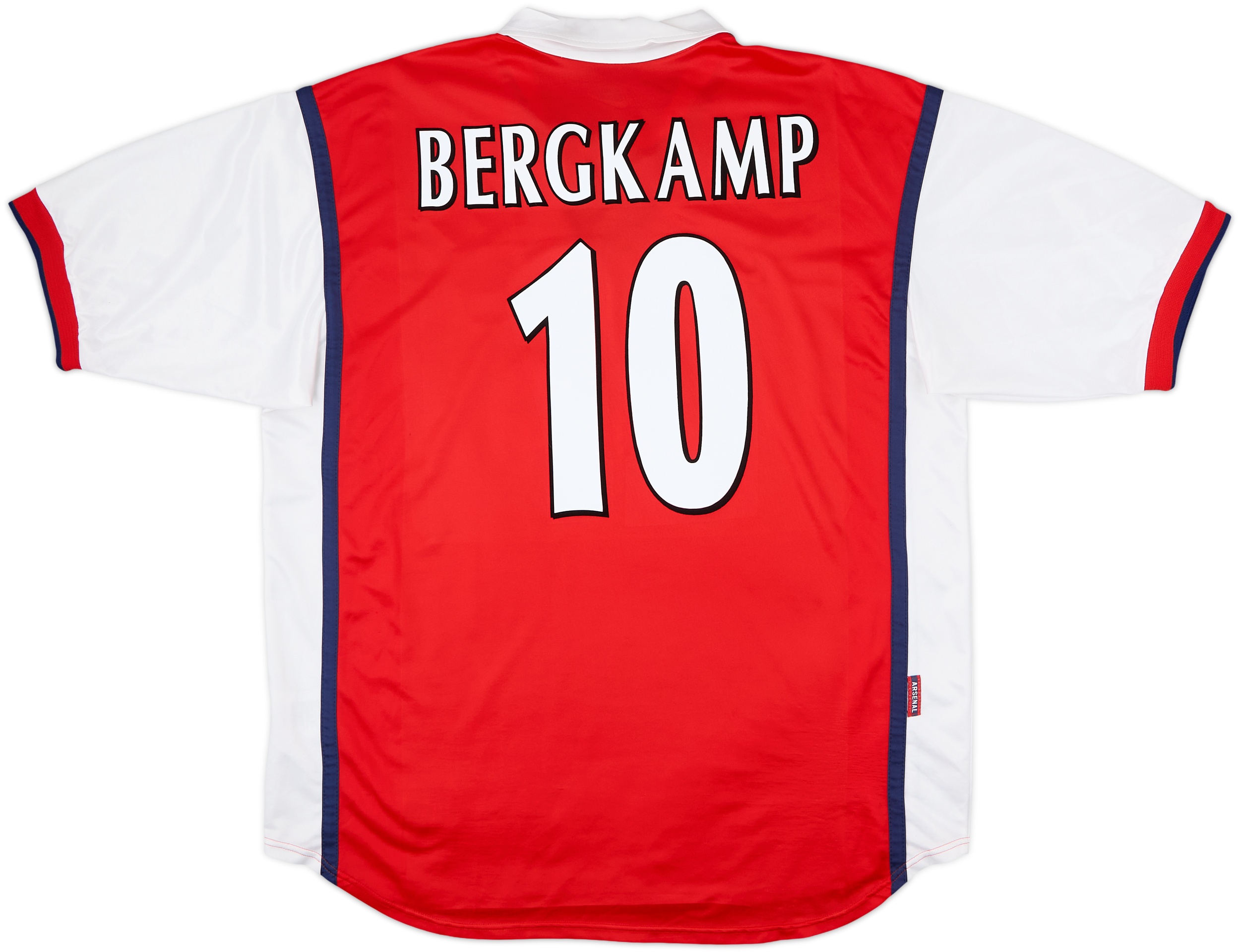1998-99 Arsenal Home Shirt Bergkamp #10 - 7/10 - (XXL)