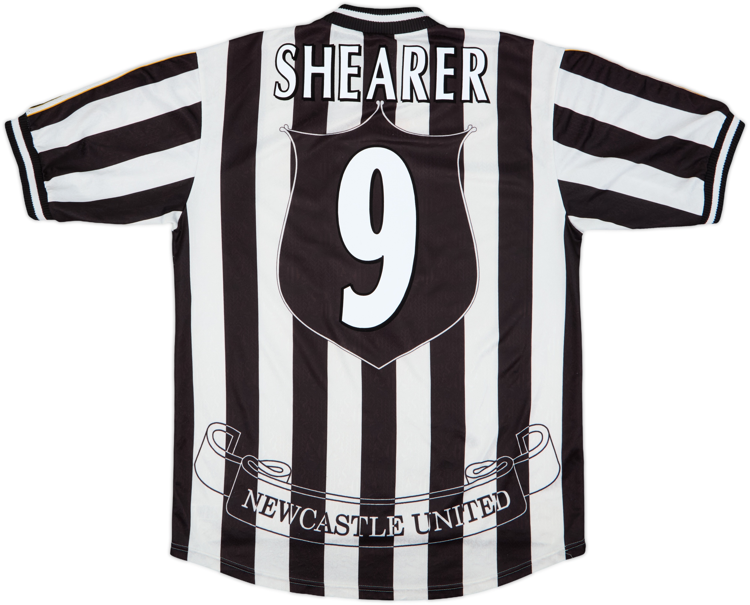 1997-99 Newcastle Home Shirt Shearer #9 - 7/10 - (L)