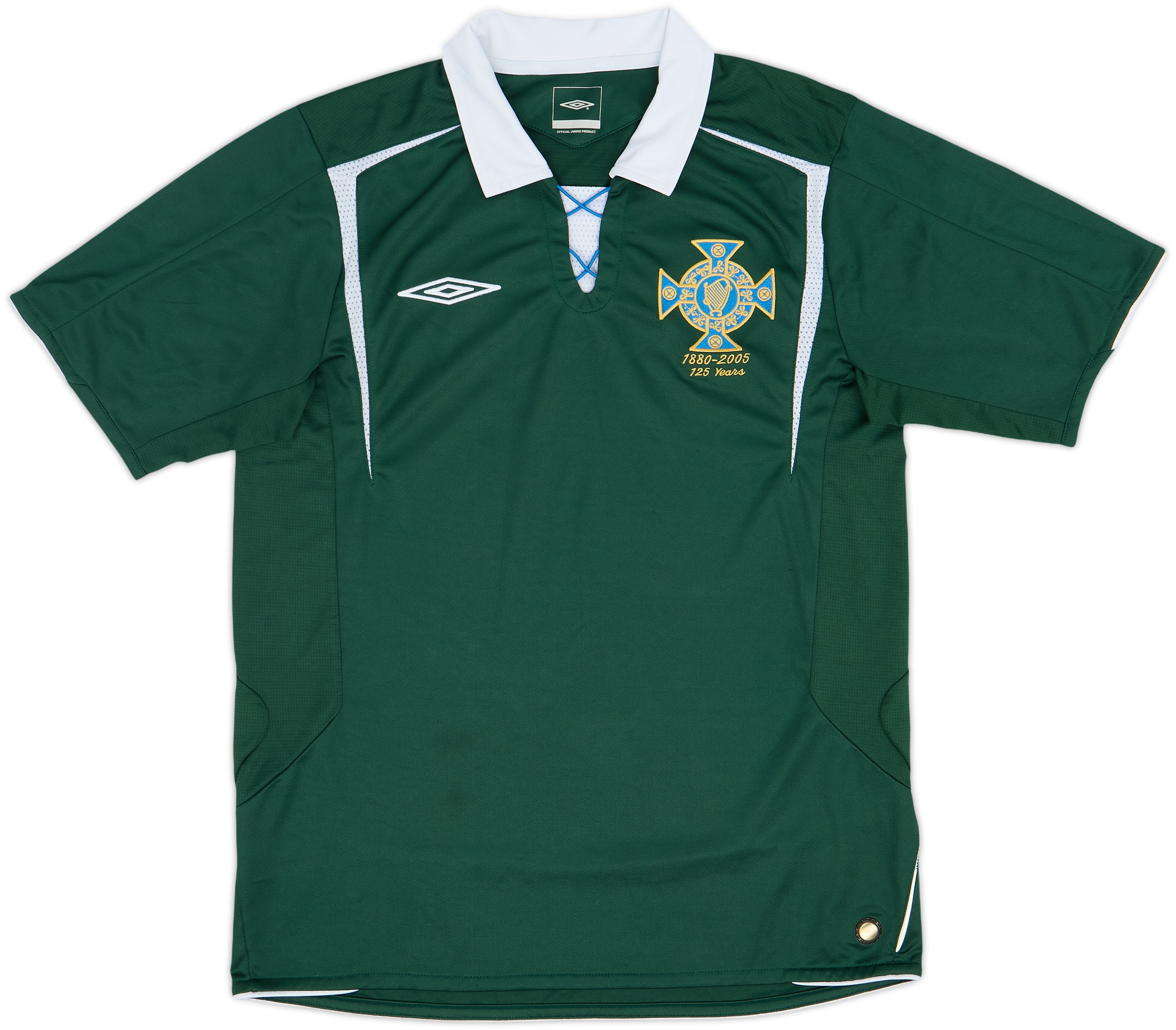 ウェア UMBRO Northern Ireland 125th anniversary 2005 Northern Ireland '125 Years' Shirt - 8/10 - (M)