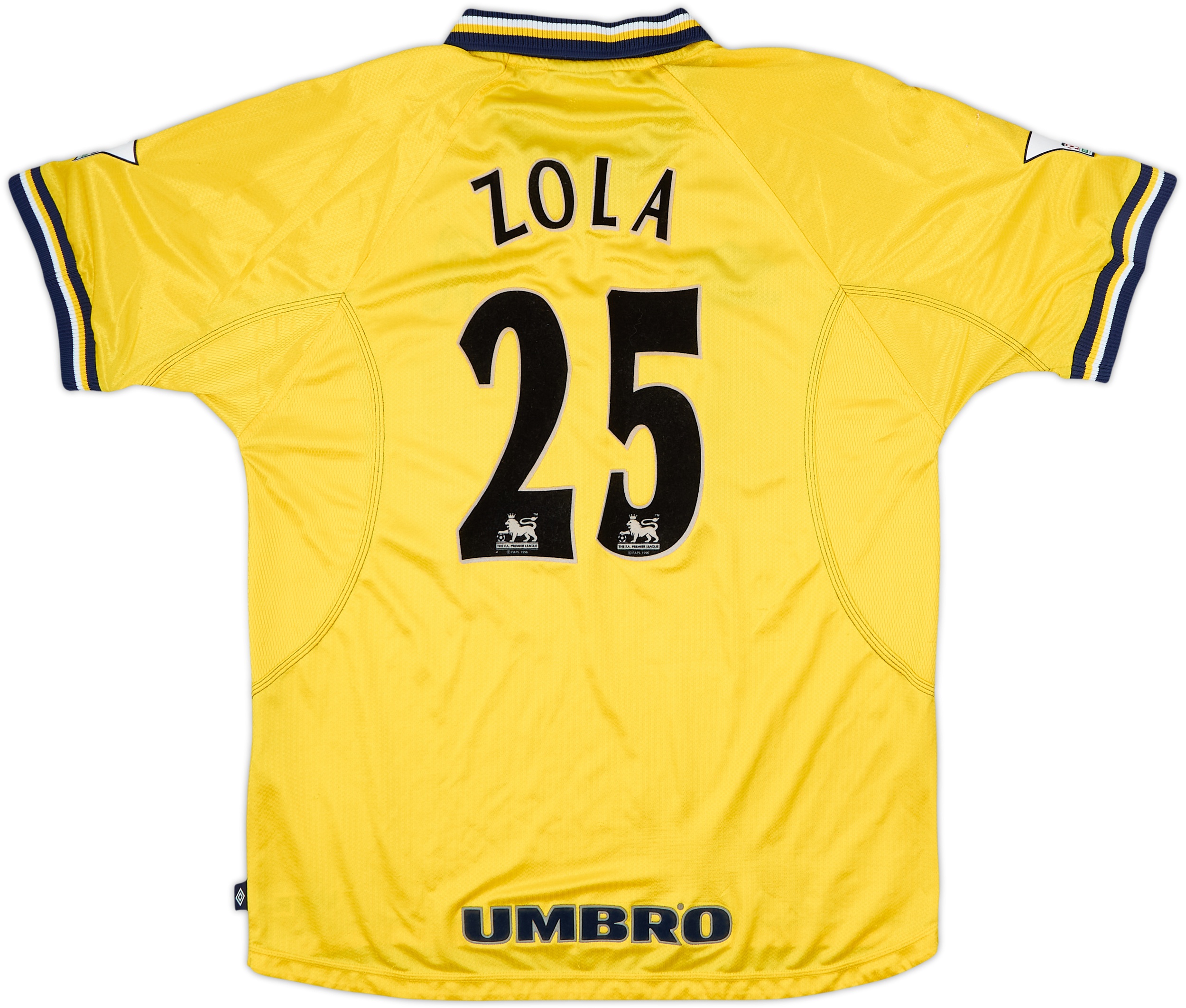 1998-00 Chelsea Third Shirt Zola #25 - 6/10 - (L)