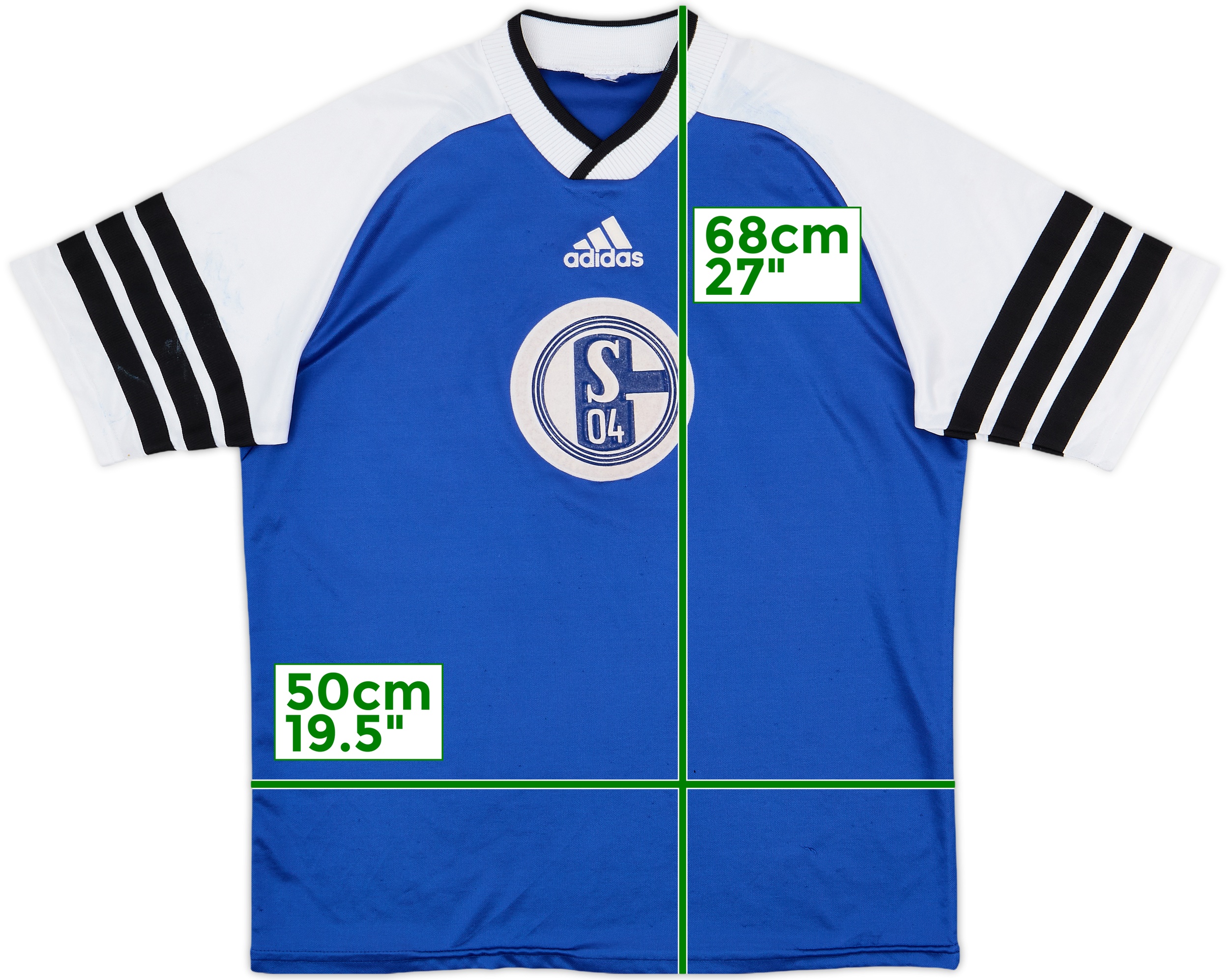 FC Schalke 04 1998 - 2000 Home Shirt football Adidas #10