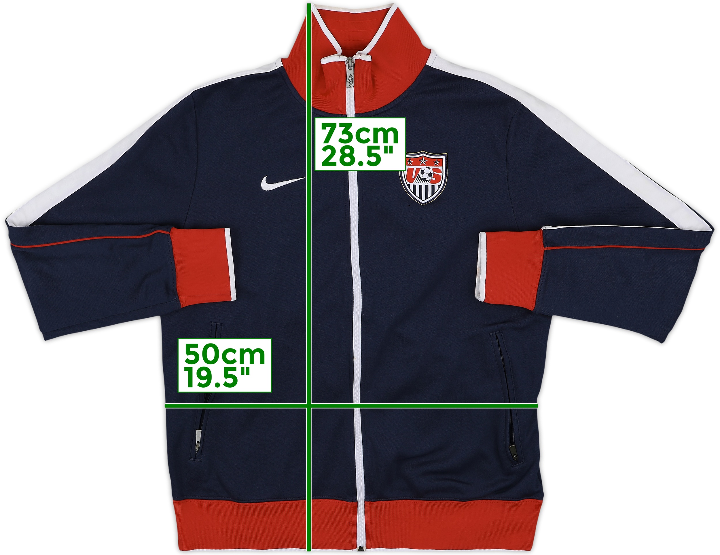 Nike Sportswear Track Jacket Men's Large Black Blue Stripes