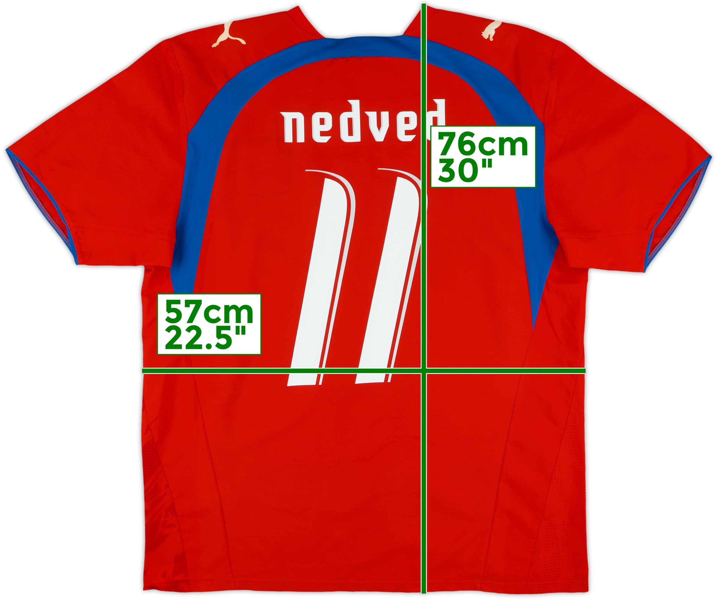 no。064 czech × czech 2006-08 Czech Republic Basic Home Shirt - 5/10 - (XL)