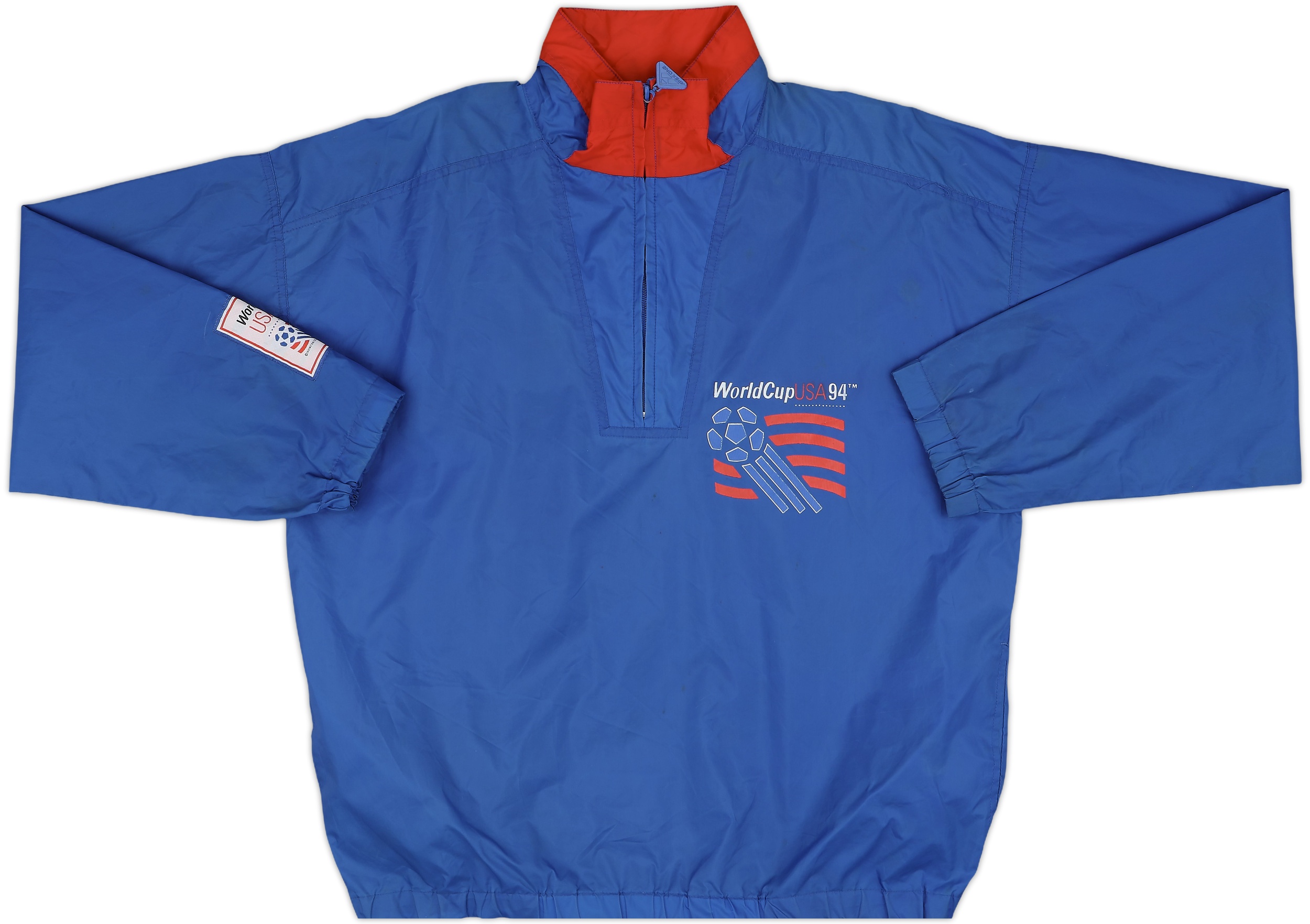 1994 World Cup USA 94 Apex 1/4 Zip Rain Jacket - 8/10 - (M)