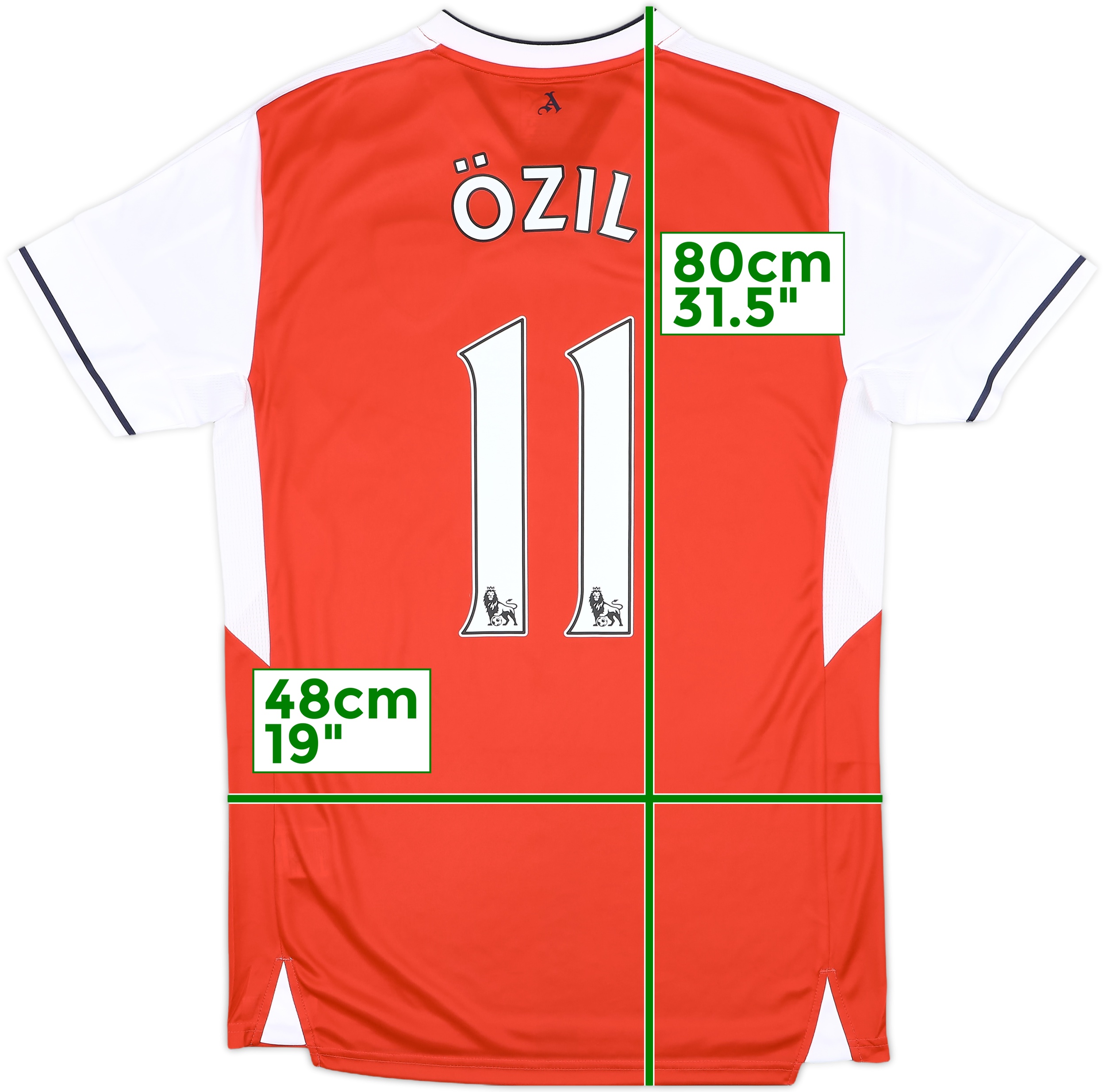 【美品】アーセナル ÖZIL 11 シャツ Mesut Ozil #11 Jersey Arsenal FC Football Shirt Nike M