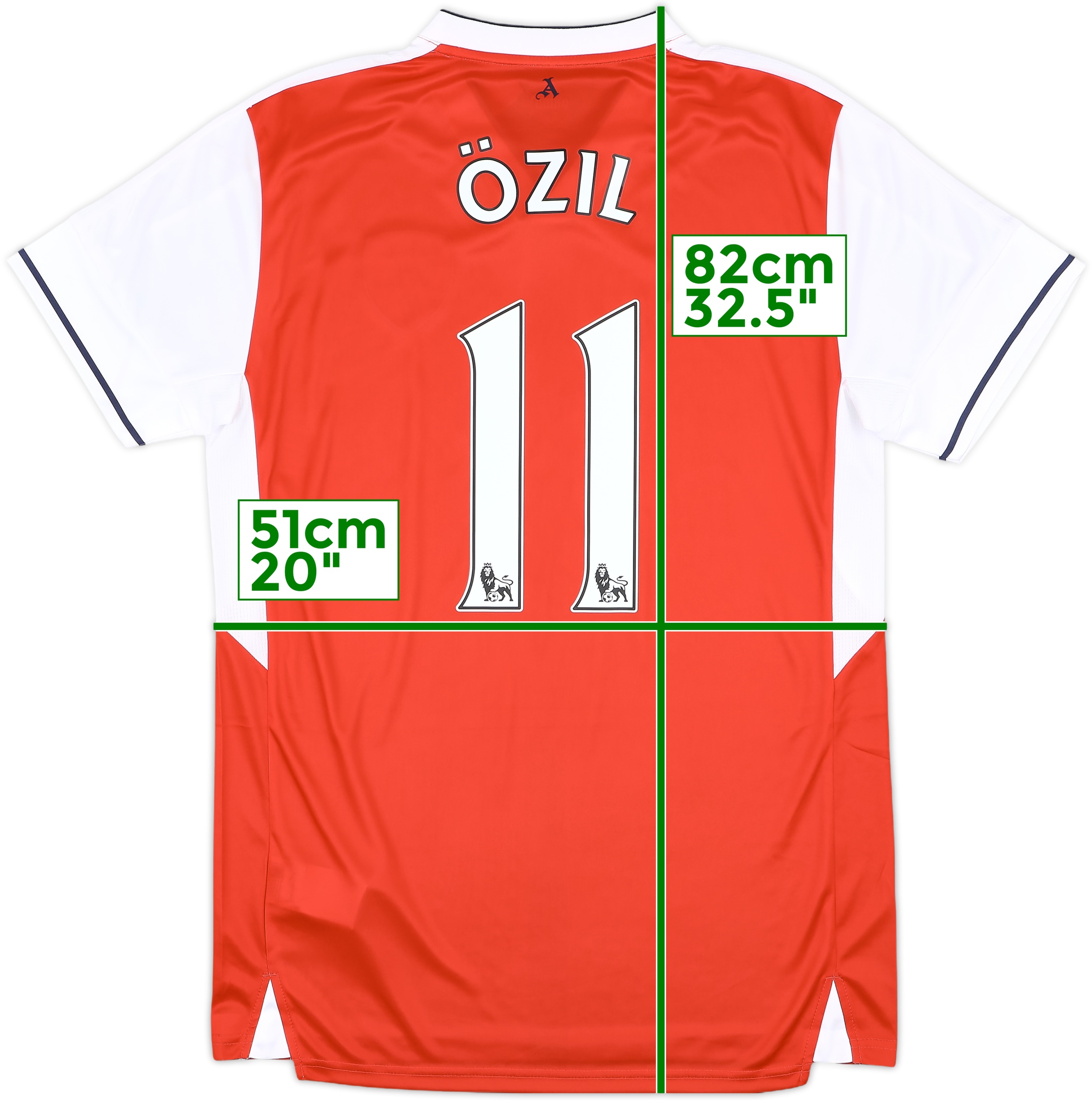 2016-17 Arsenal Home Shirt Ozil #11 (M)