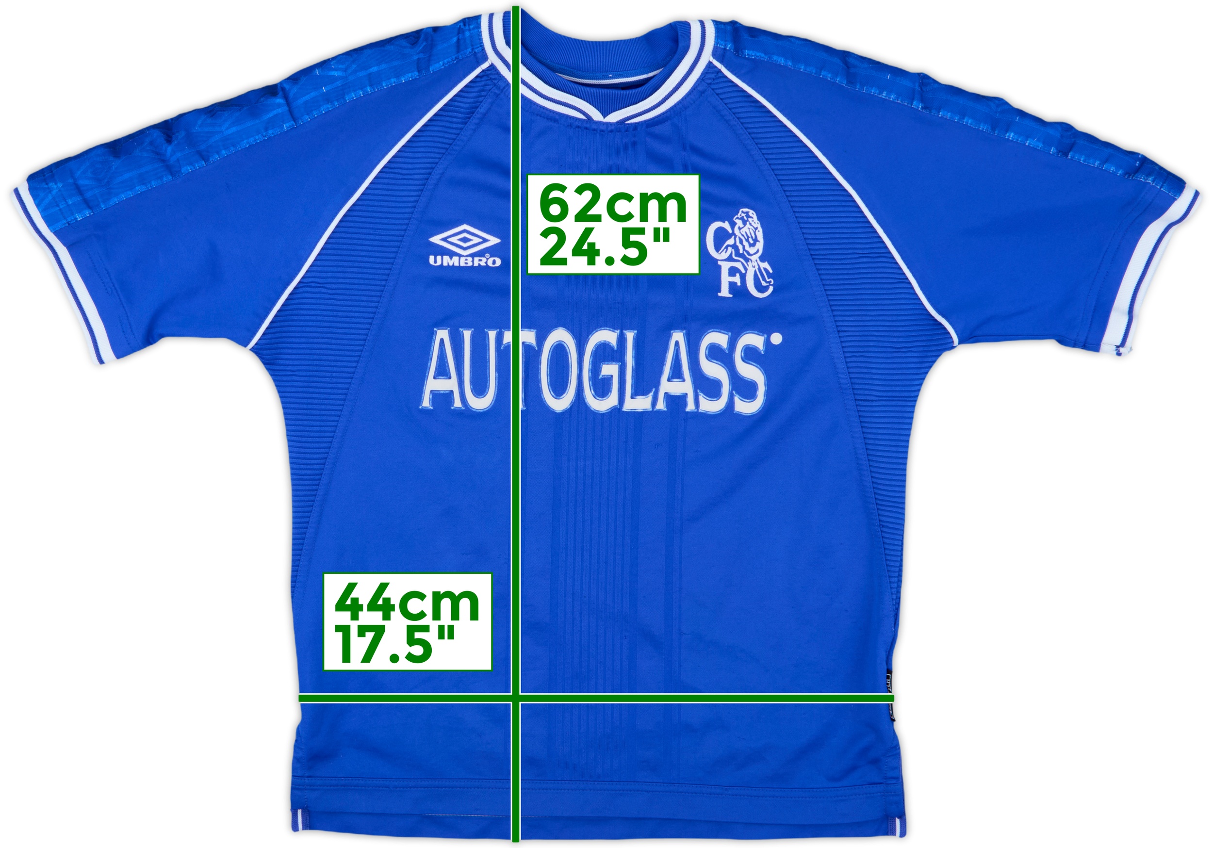 99/01 UMBRO × CHELSEA Home Game Shirts 210525539017-