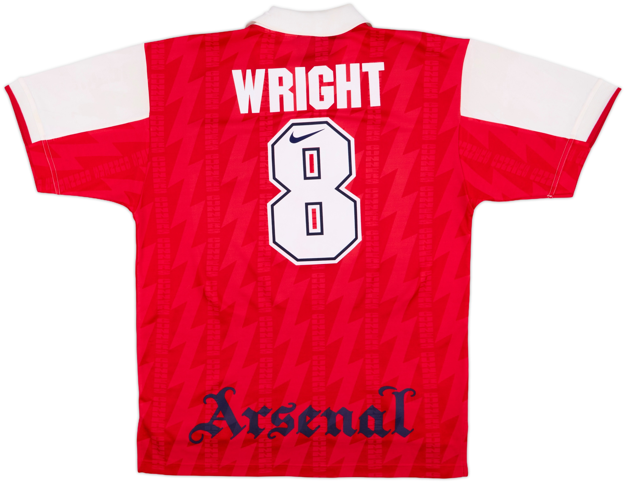 ウェア Arsenal 94 95 96  1994-96 Arsenal Home Shirt Wright #8 - 9/10 - (L)