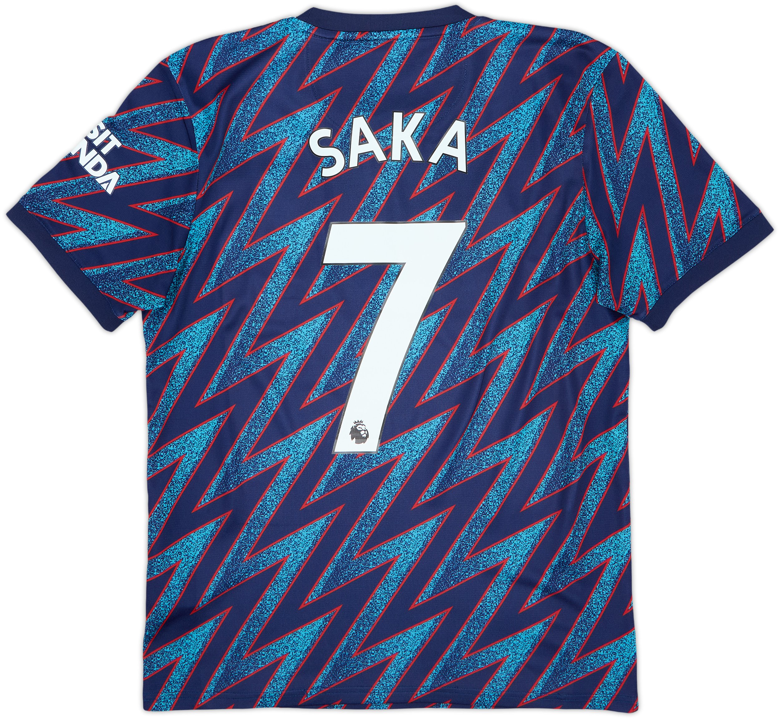 2021-22 Arsenal Third Shirt Saka #7 - 8/10 - (S)