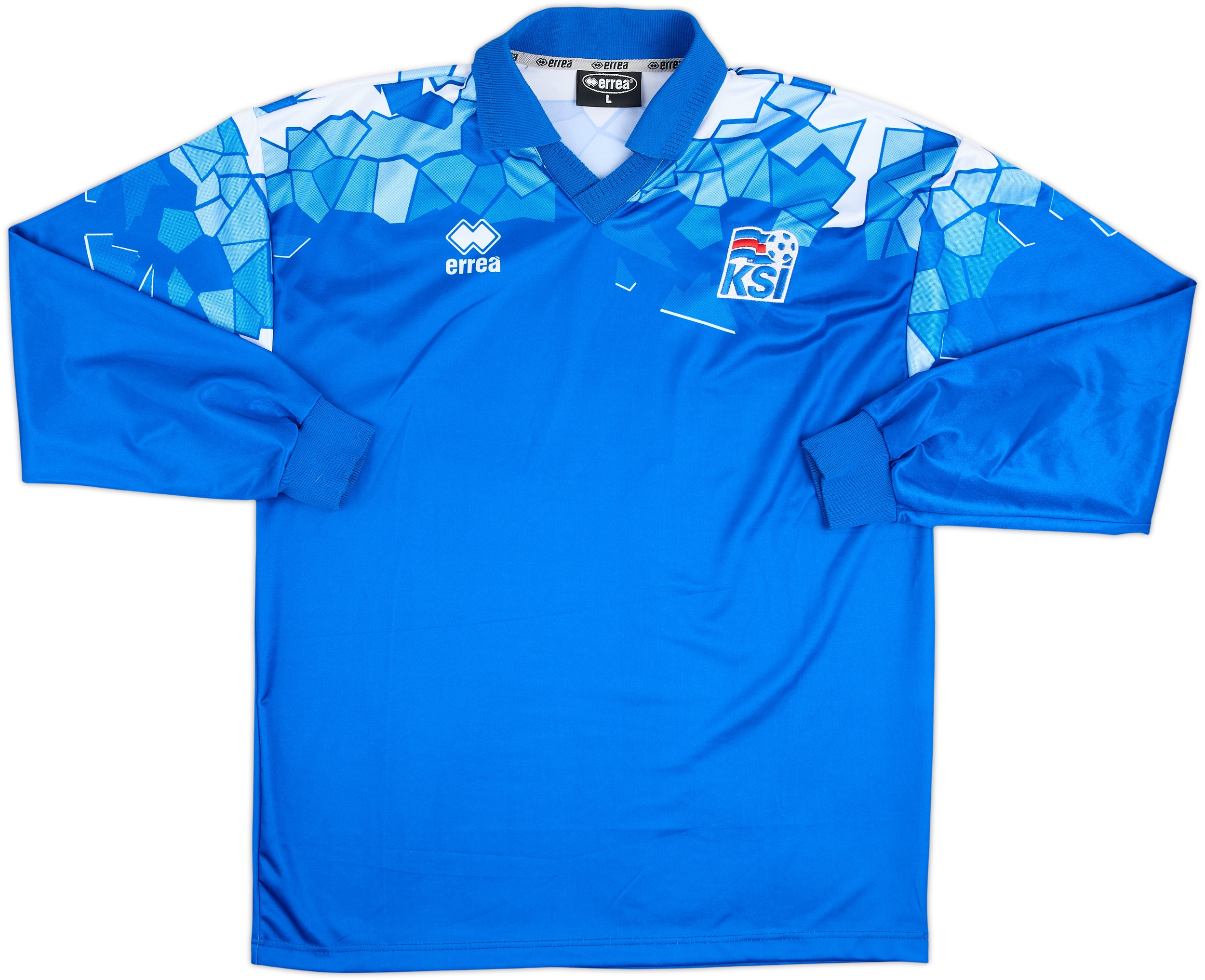 2002-04 Iceland Home L/S Shirt - 9/10 - (L)