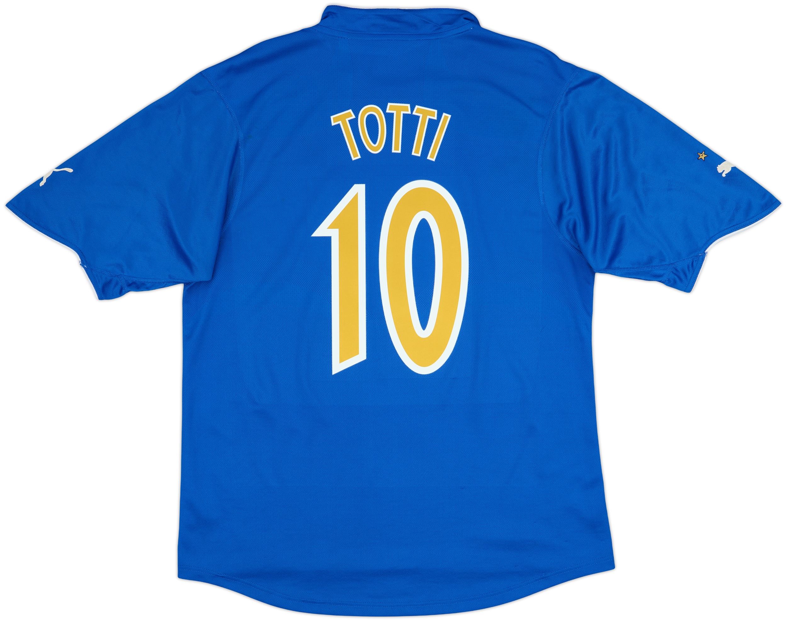 2003-04 Italy Home Shirt Totti #10 - 5/10 - (L)