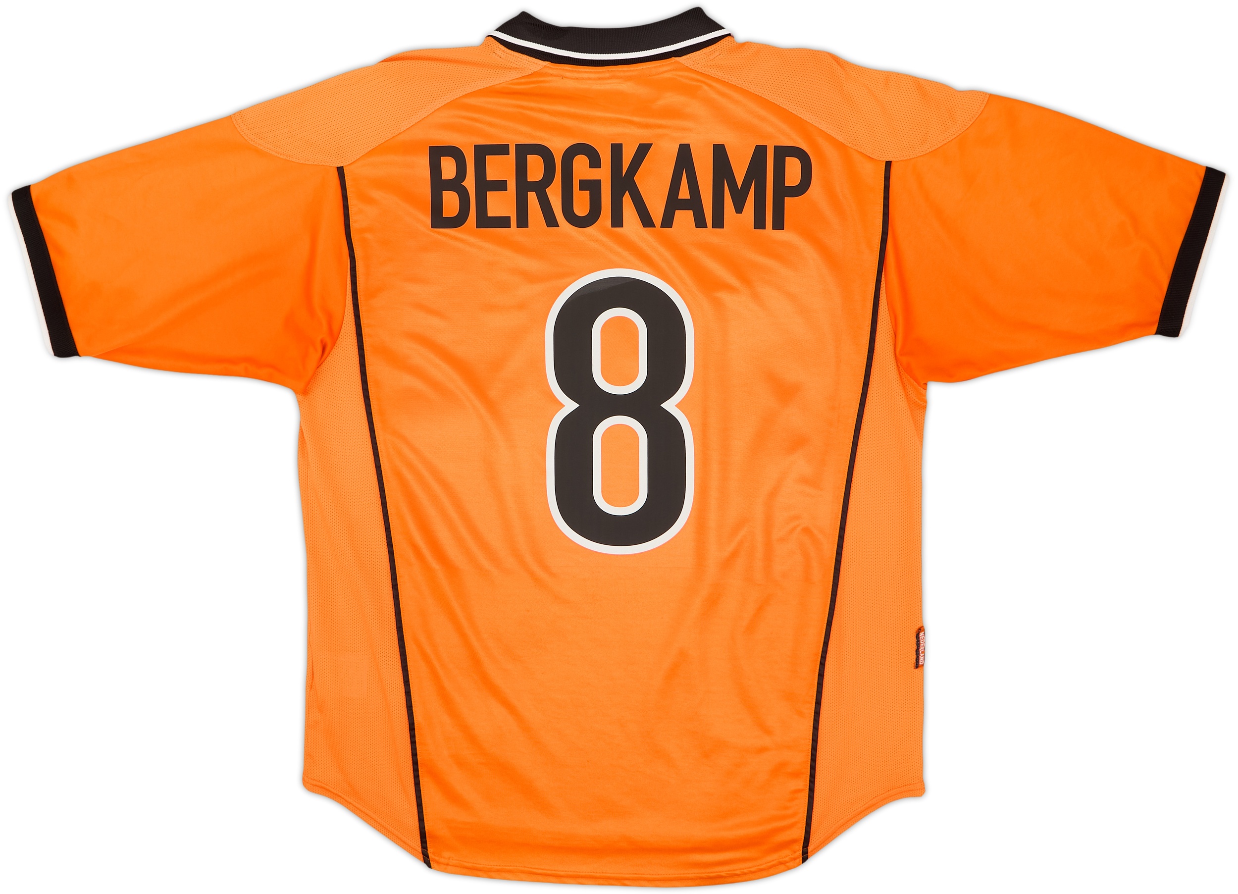 1998-00 Netherlands Home Shirt Bergkamp #8 - 7/10 - (L)
