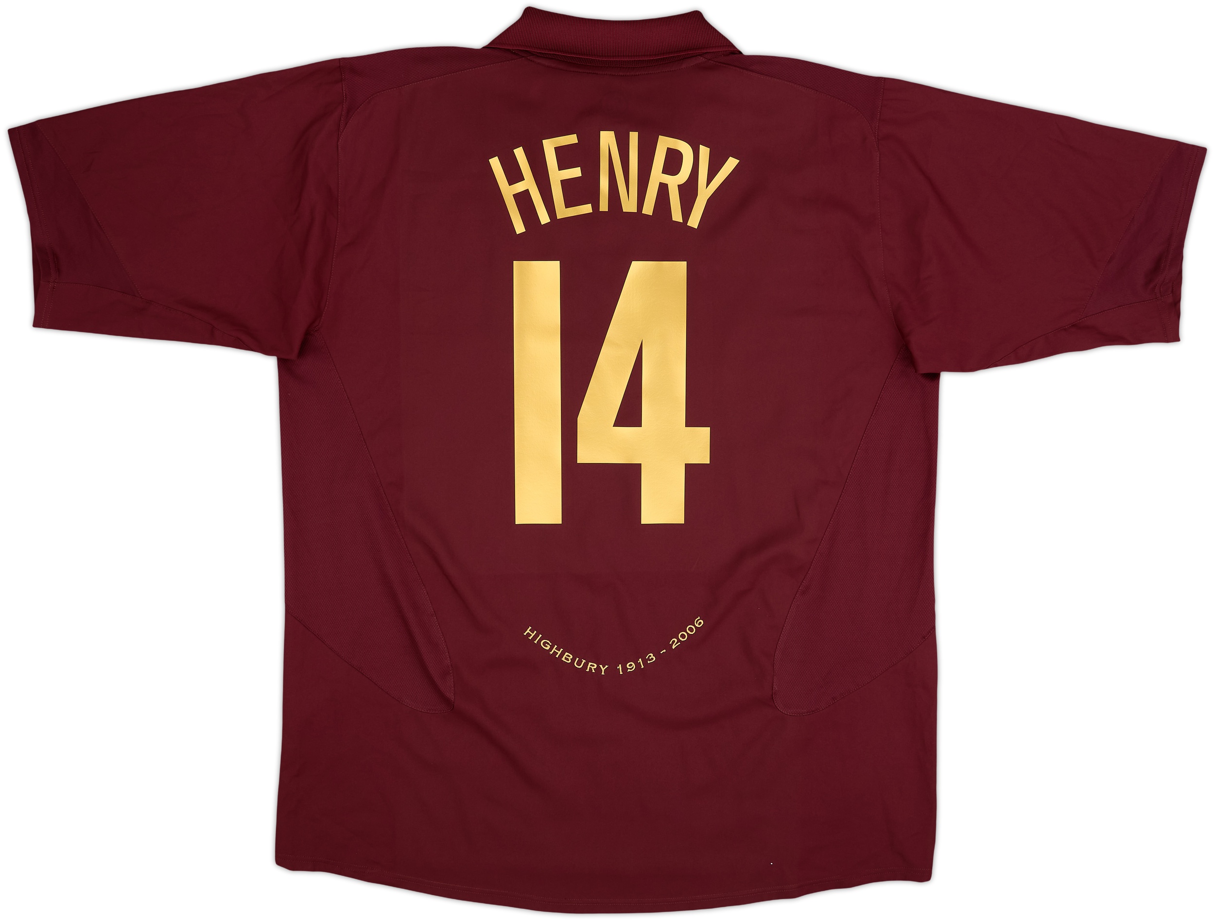2005-06 Arsenal Home Shirt Henry #14 - 8/10 - (XXL)