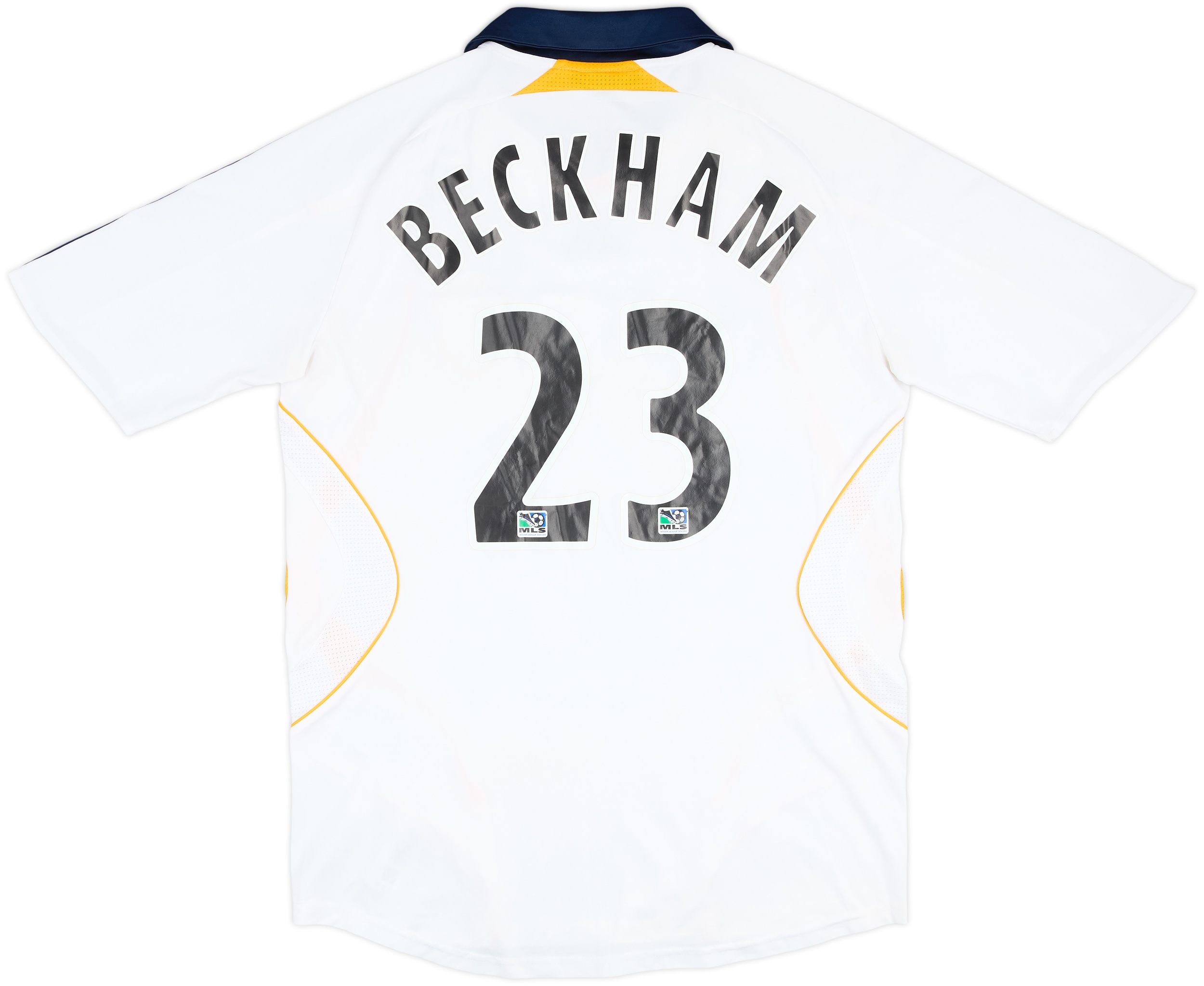 LA Galaxy “BECKHAM 23”  Game Shirt 2007-08 LA Galaxy Home Shirt Beckham #23 - 4/10 - (M)