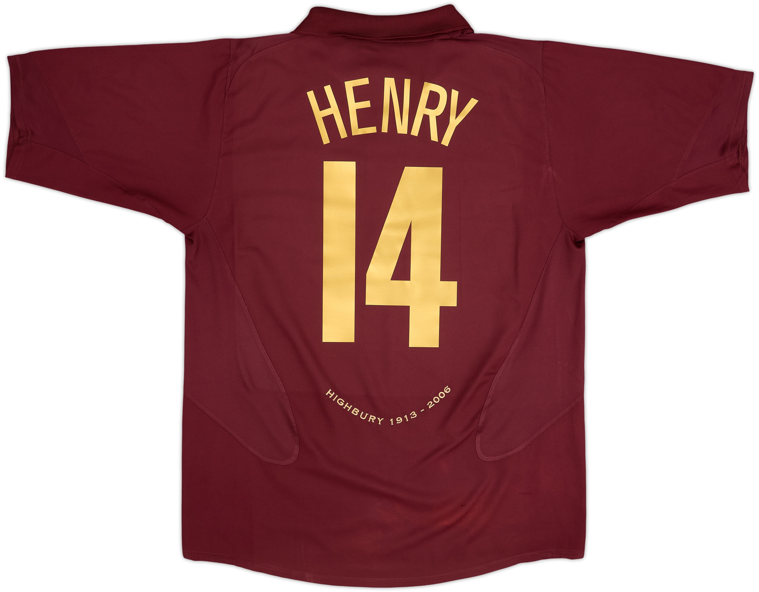 2005-06 Arsenal Home Shirt Henry #14 - 8/10 - (L)