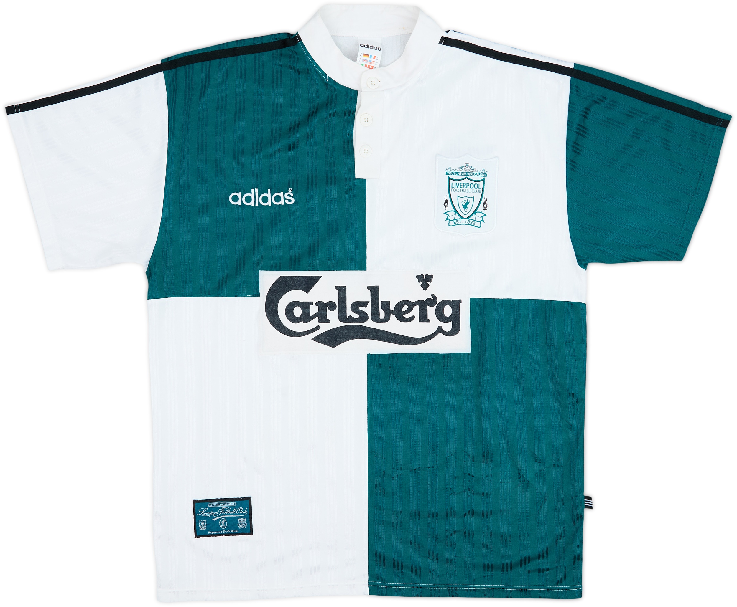 1995-96 Liverpool Away Shirt - 8/10 - (XL)