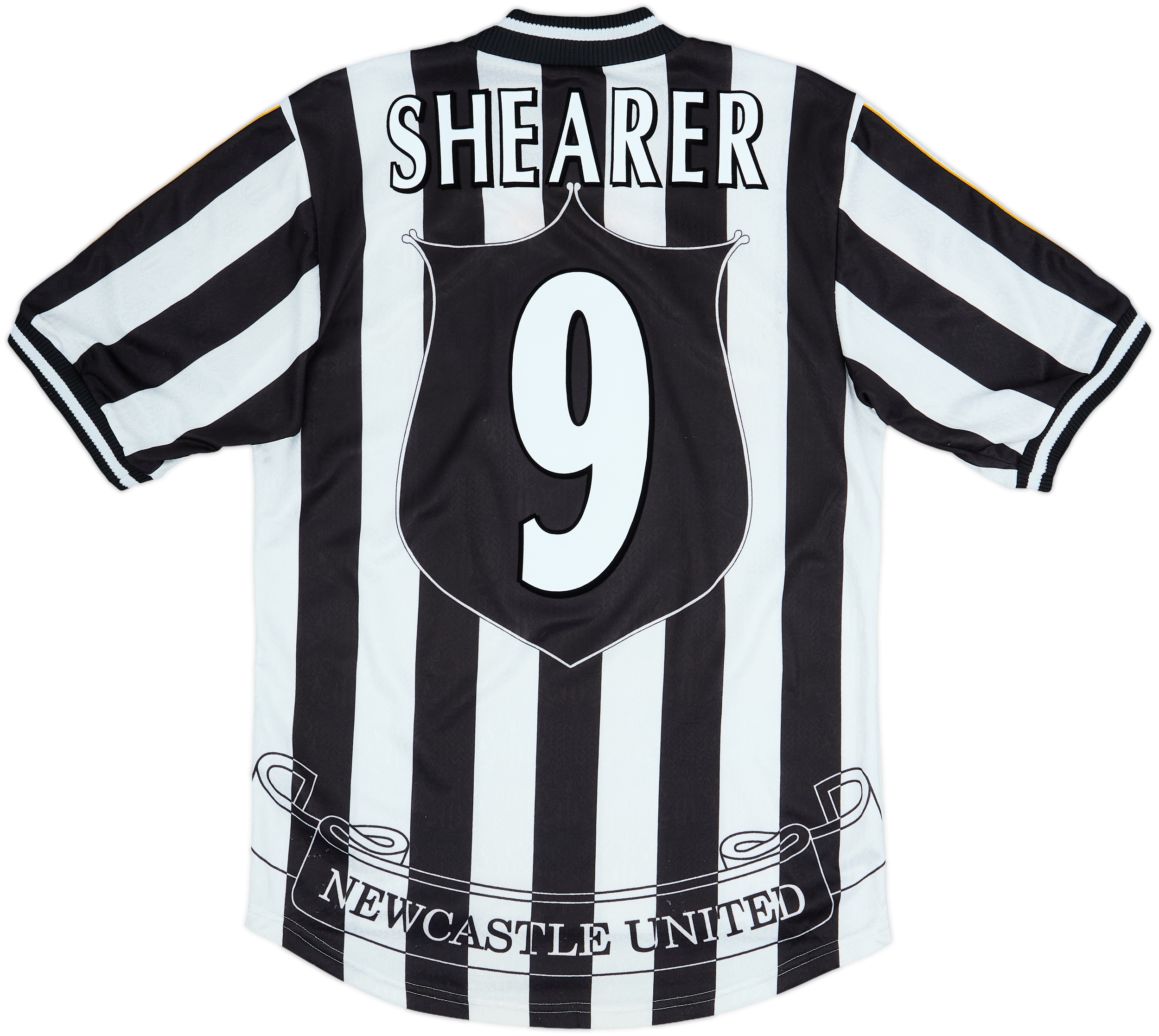 ウェア 1997-99 Newcastle United SHEARER #9 1997-99 Newcastle Home Shirt Shearer #9 - 8/10 - (S)