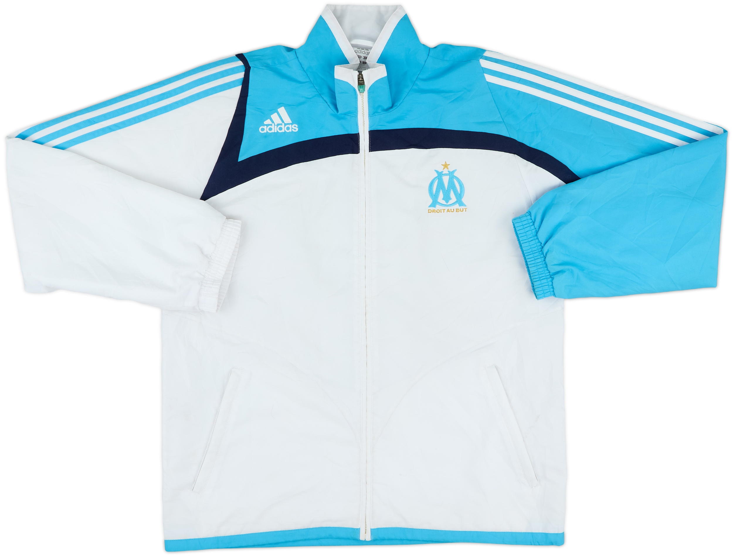 アディダス 00s 09/10REAL MADIRD ユニフォーム M 2007-08 Marseille adidas Track Jacket - 5/10 - (M/L)