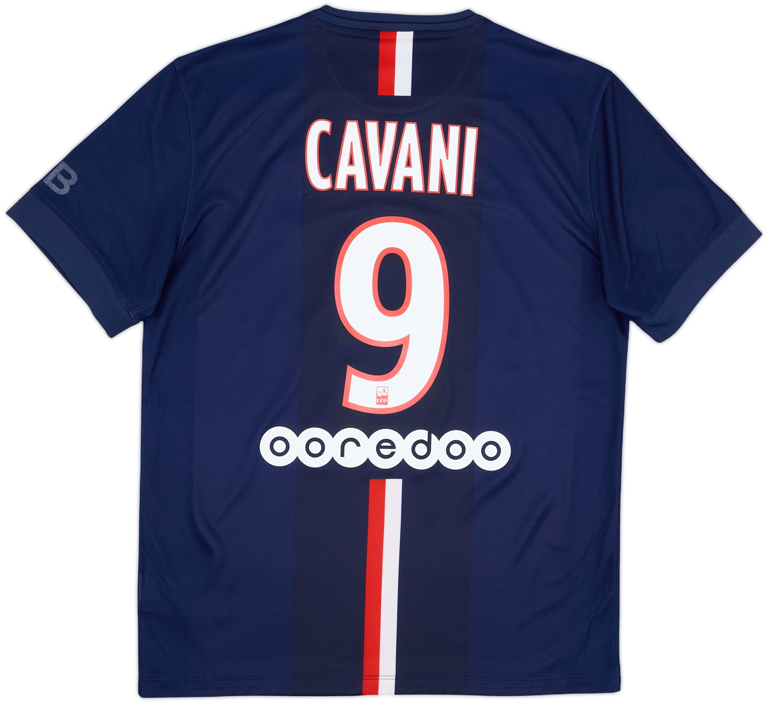 2014-15 Paris Saint-Germain Home Shirt Cavani #9 - 7/10 - (M)