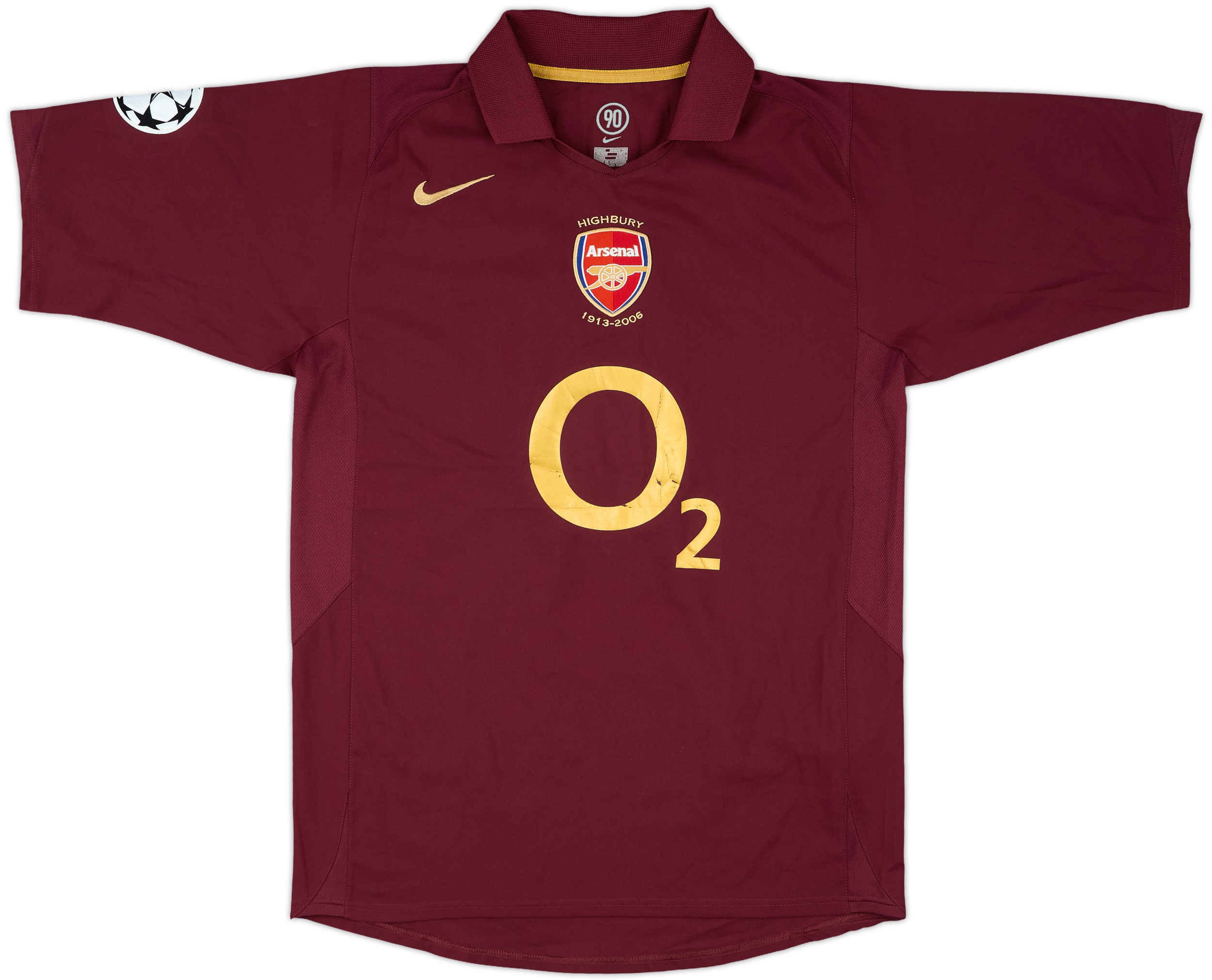 ウェア Arsenal 2005-2006 () 2005-06 Arsenal Home Shirt Zenonas #10 - 6/10 - (M)