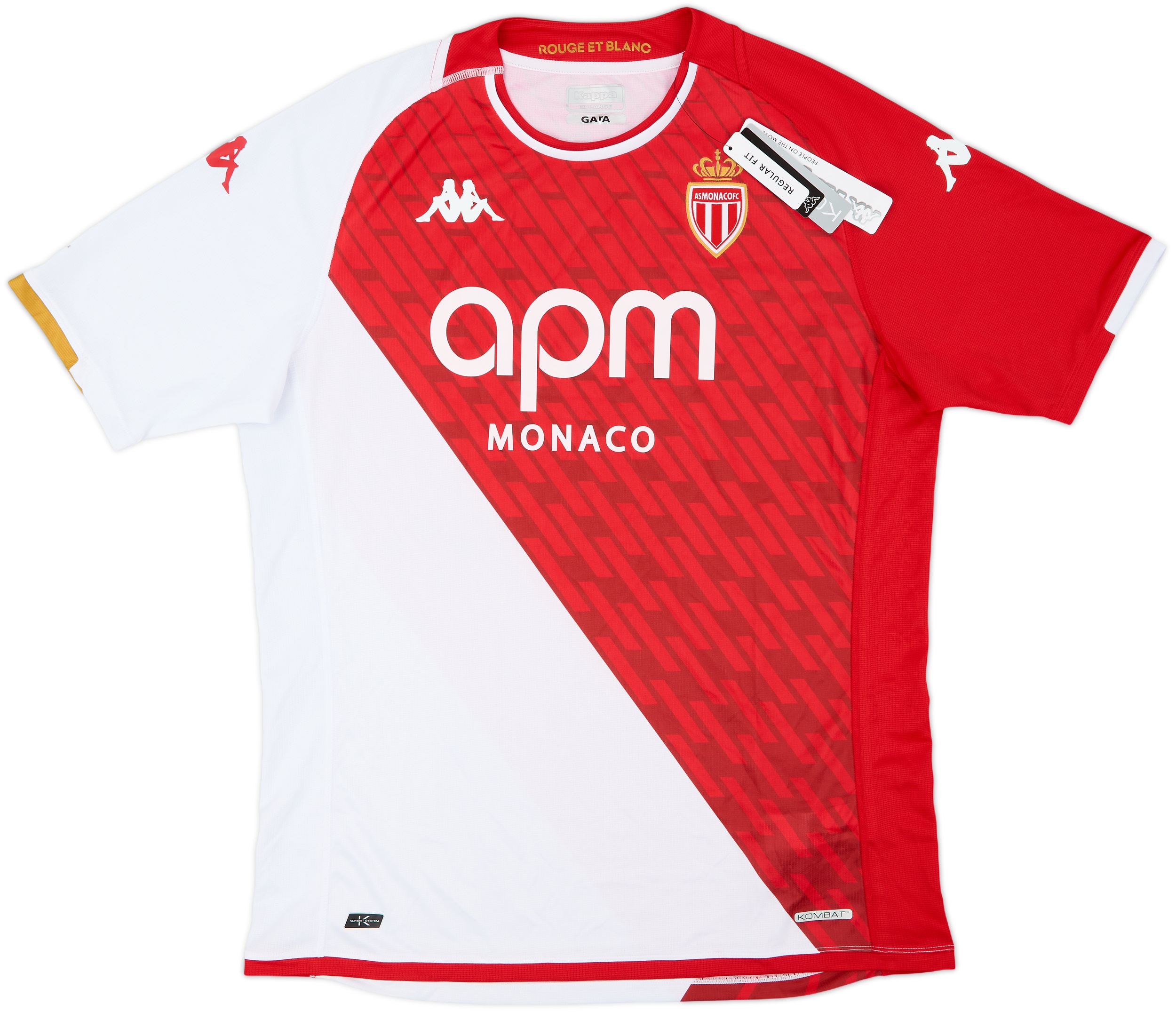 Camiseta Oficial AS Monaco Temporada 2022/23 Para Hombre | Ajuste Regular, Tela Suave Y Cierre De Dos Botones
