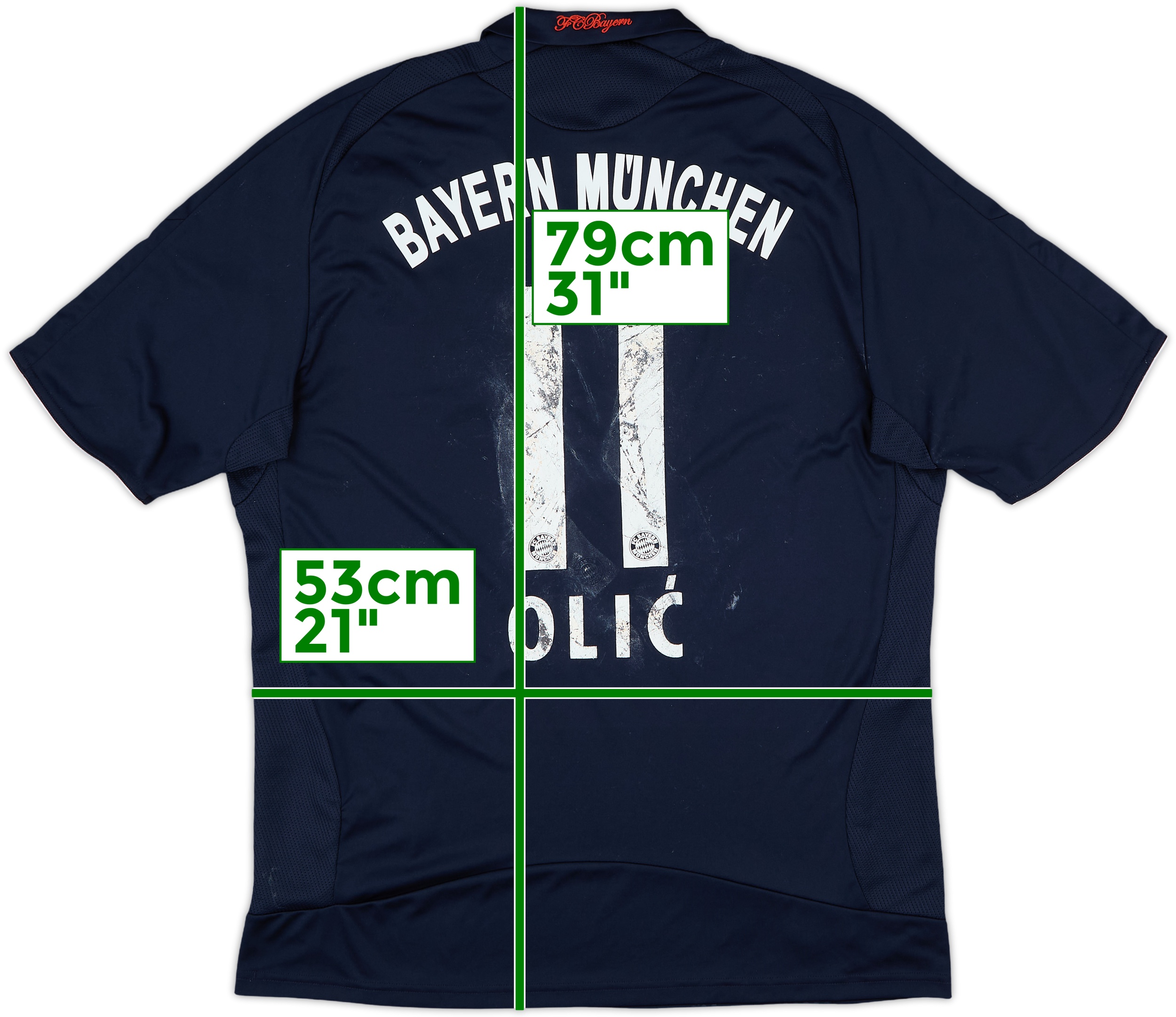 FC Bayern München アウェイポロシャツ BAYERN MUNICH 2008 2010 AWAY SHIRT FOOTBALL SOCCER JERSEY