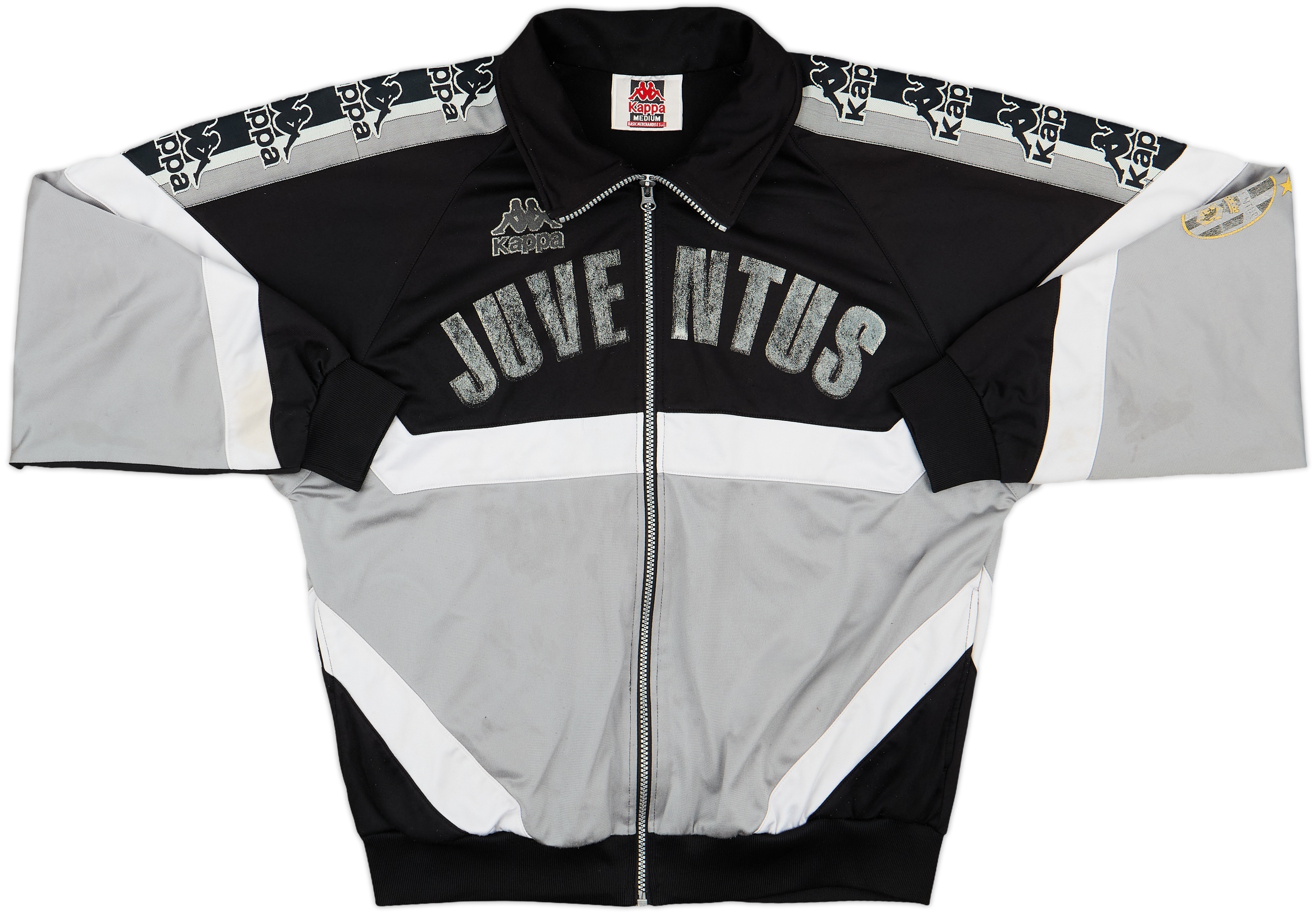 96～97”Kappa JUVENTUSビンテージ ジャージセット 黒XO 1997-98 Juventus Kappa Track Jacket - 7/10 - (L)