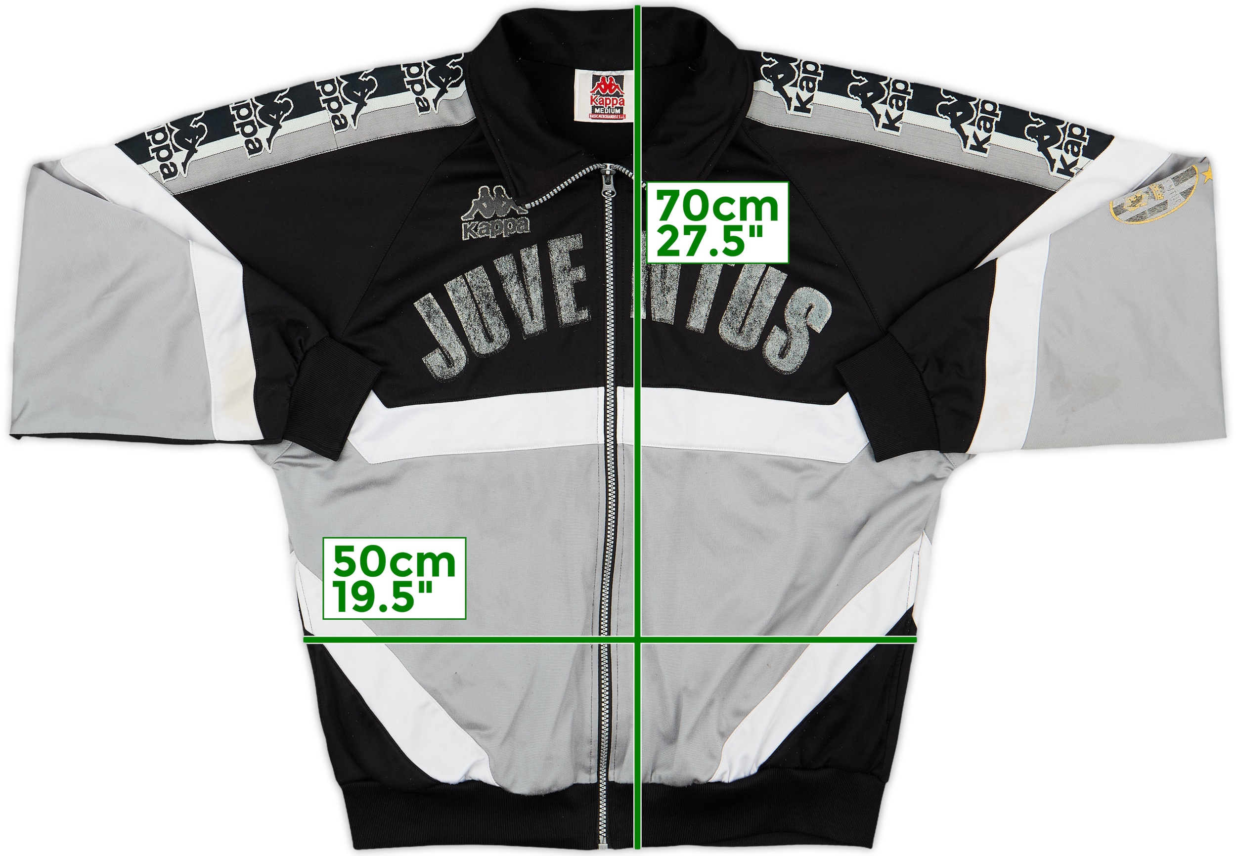 激レア！ Kappa JUVENTUS ジップアップウェア 1997-98 Juventus Kappa 1/4 Zip Track Jacket - 8/10 - (S)