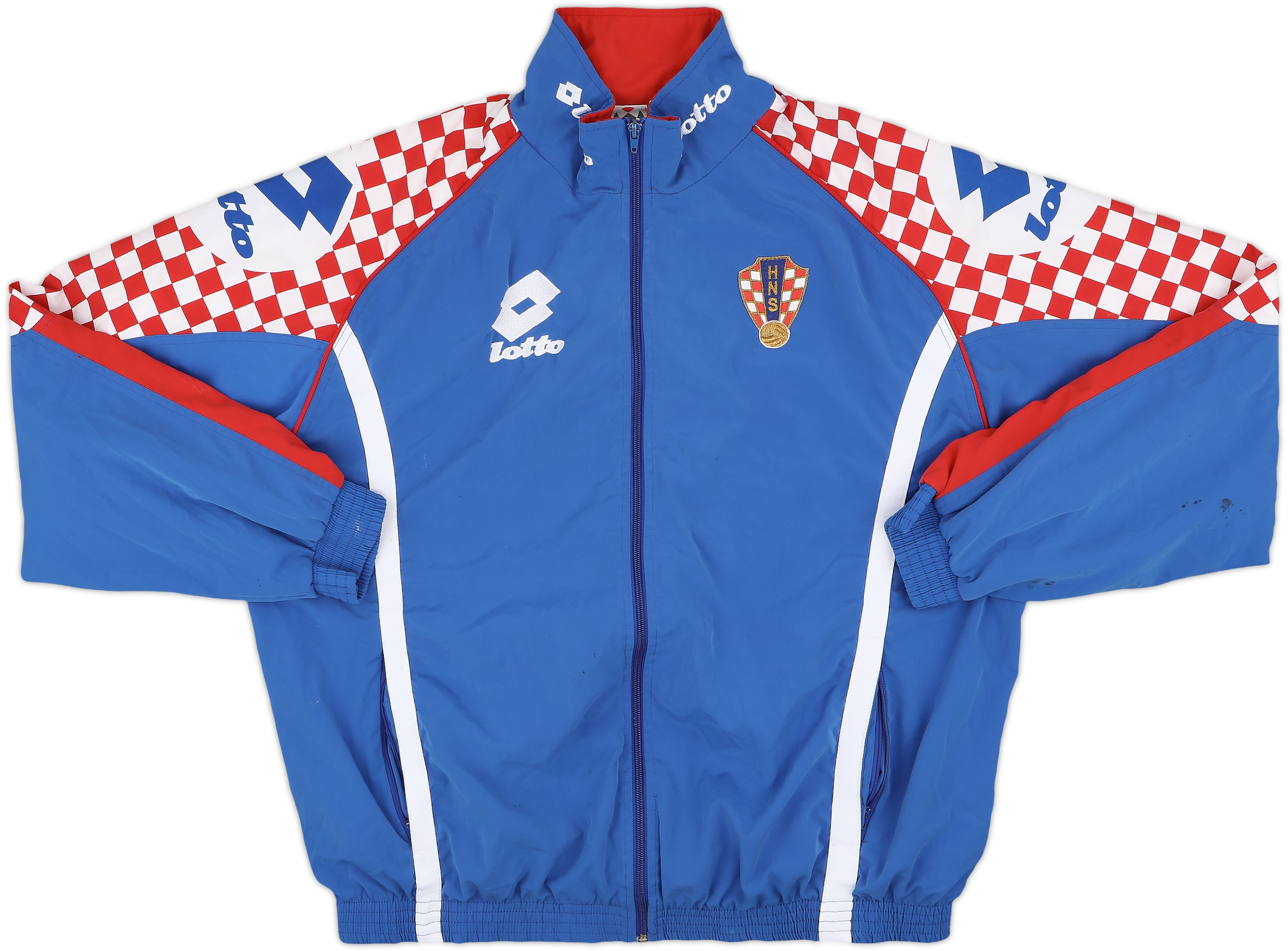 ウェア lotto archive soccer sweater cityboy 1996-98 Croatia Lotto Track Jacket - 8/10 - (XXL)